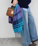 《WEB限定 / 追加2予約》Spick & Span カシミヤチェックストール