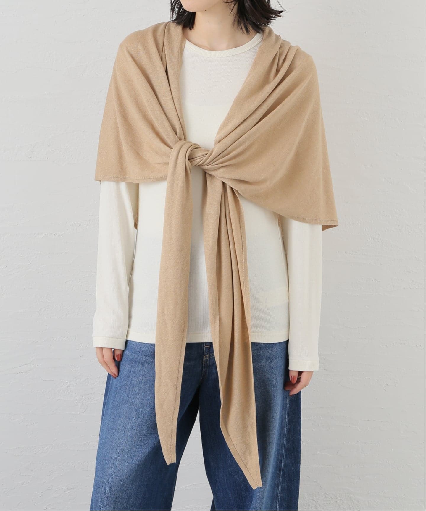 NOBLEストール NOBLE名品！カシミヤストールのシーン別コーデ｜NOBLE（ノーブル