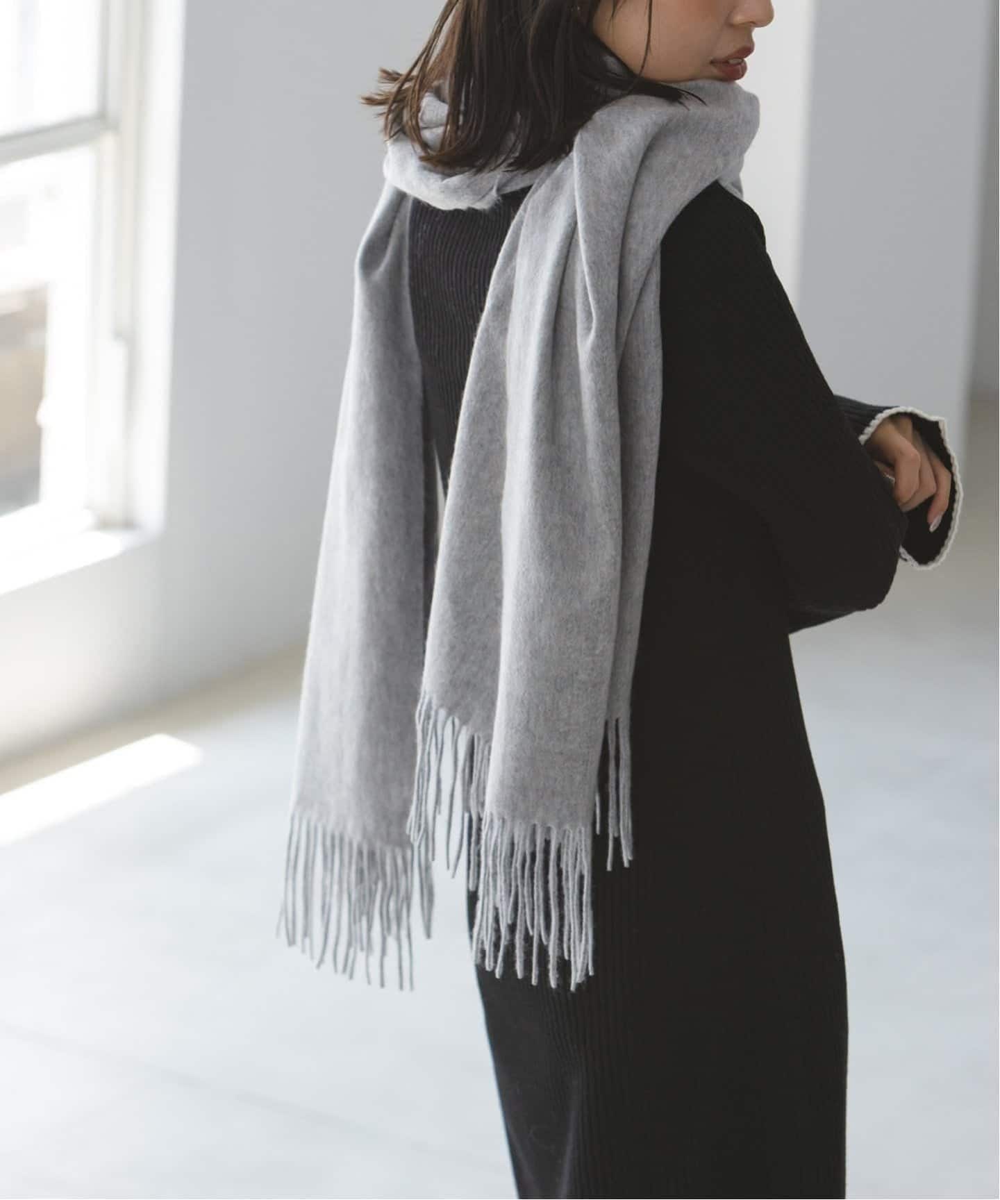 美品&人気アイテム✨NOBLE カシミヤ100%マフラー NOBLE ストール マフラー 「追加」オリジナルカシミヤストール