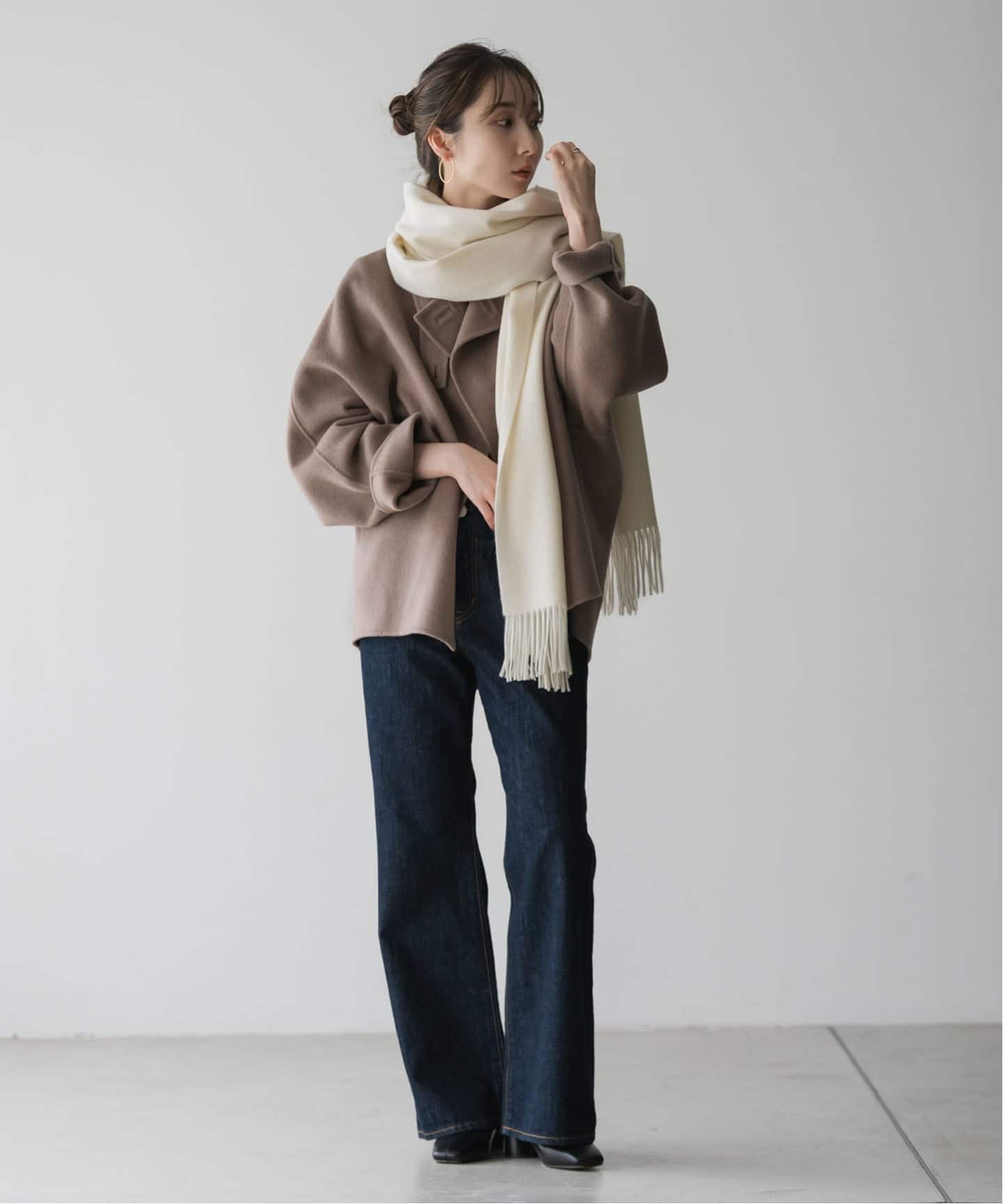 美品&人気アイテム✨NOBLE カシミヤ100%マフラー NOBLE ストール マフラー 「追加」オリジナルカシミヤストール