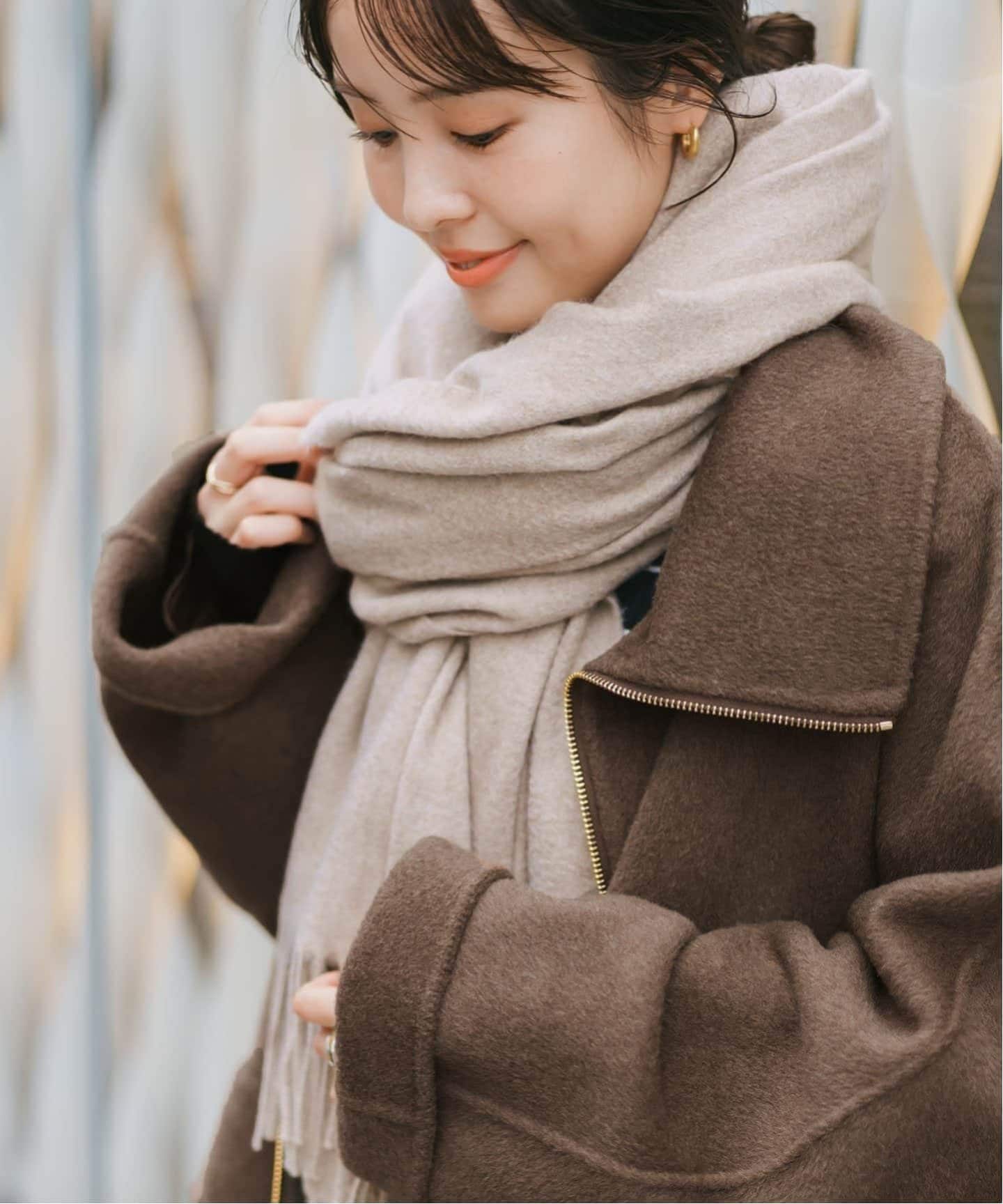 追加》オリジナルカシミヤストール（マフラー）｜NOBLE