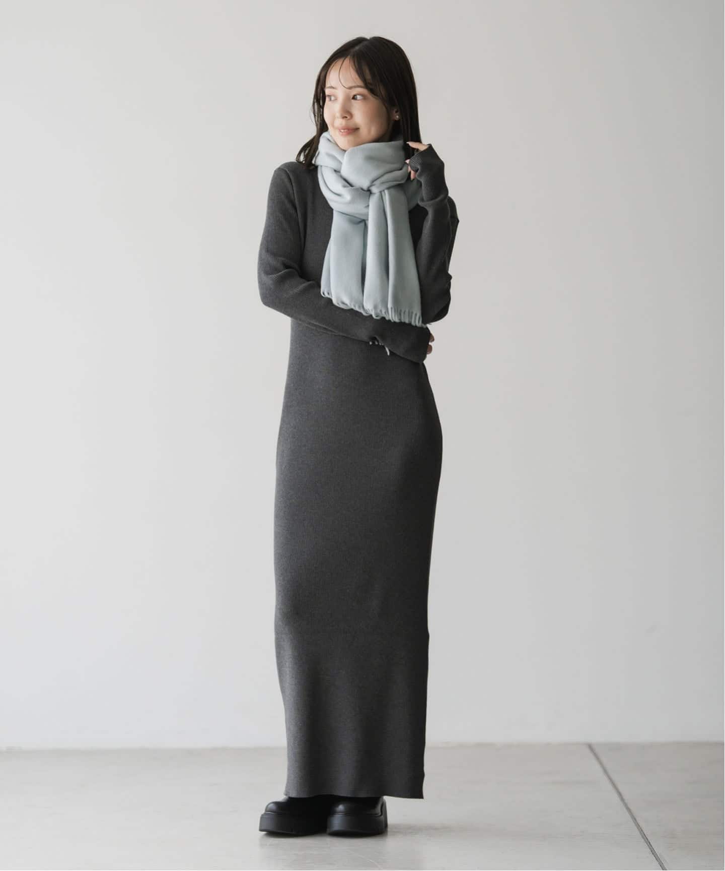 美品！NOBLEノーブルORIGINALカシミヤストール 大判マフラー ブラウン 追加予約》オリジナルカシミヤストール（マフラー）｜NOBLE
