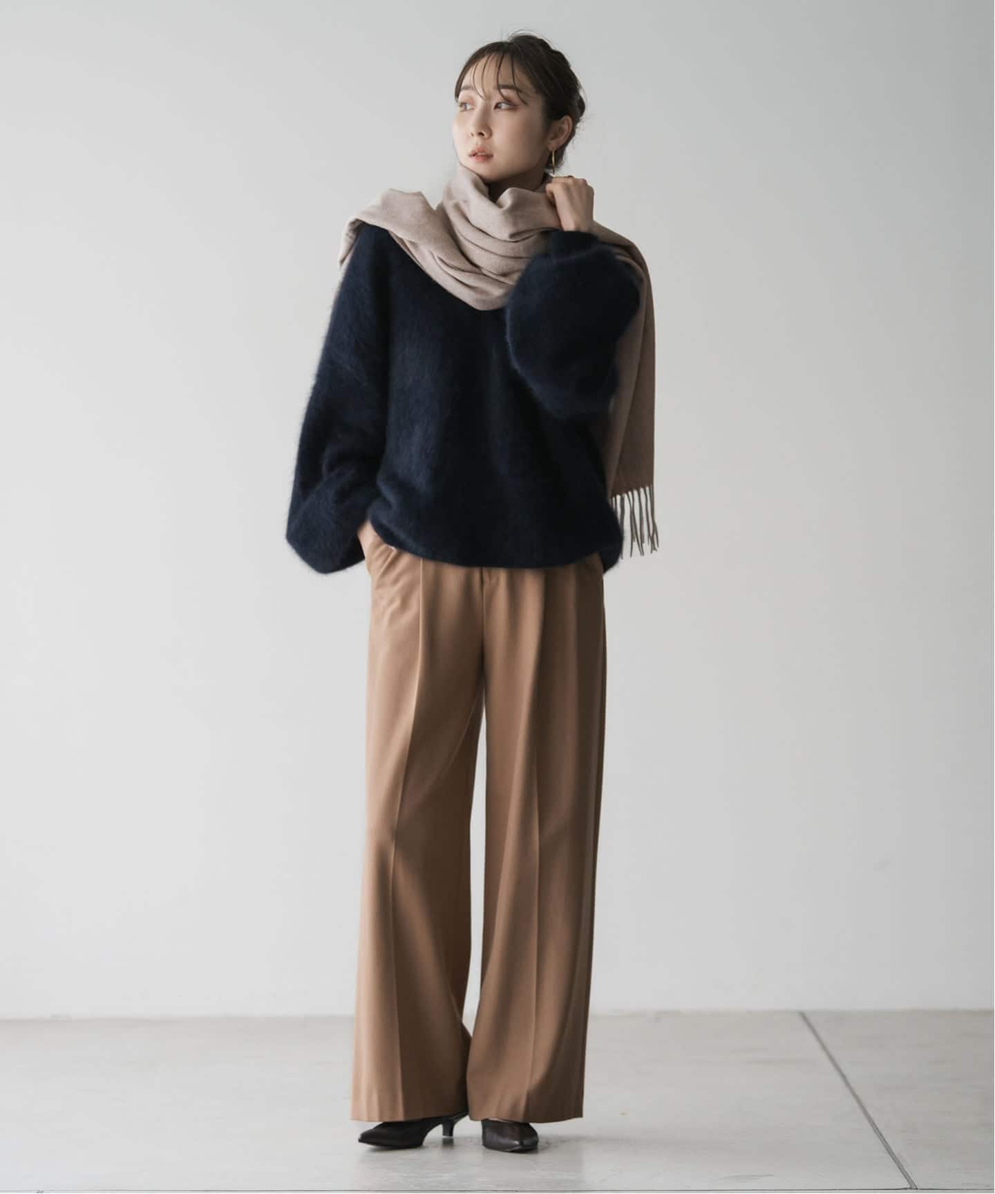 追加予約2》オリジナルカシミヤストール（マフラー）｜NOBLE