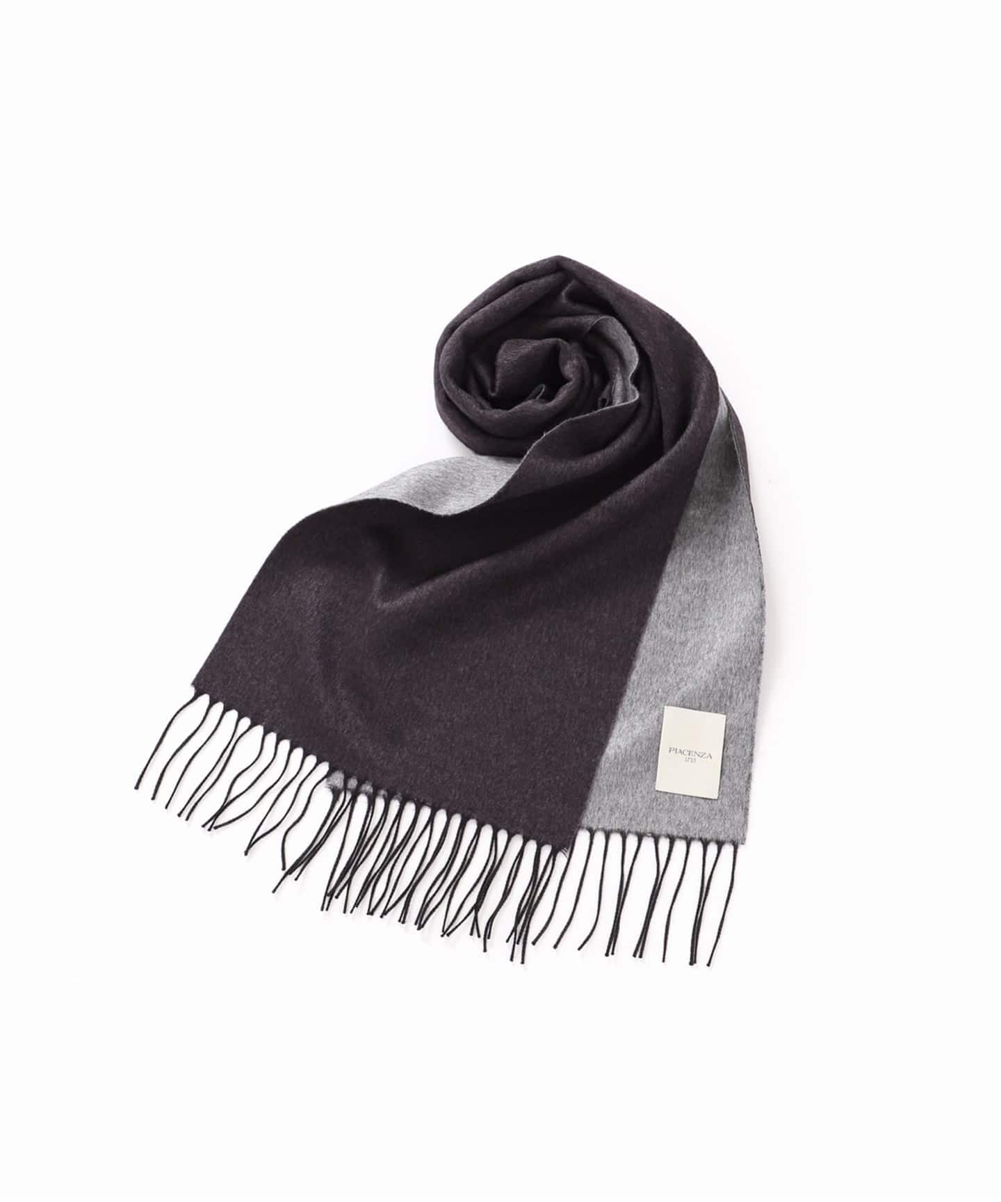 PIACENZA(ピアツェンツァ) シルク/カシミヤ ダブルフェイスマフラー 30