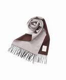 PIACENZA(ピアツェンツァ) シルク/カシミヤ ダブルフェイスマフラー 30×170