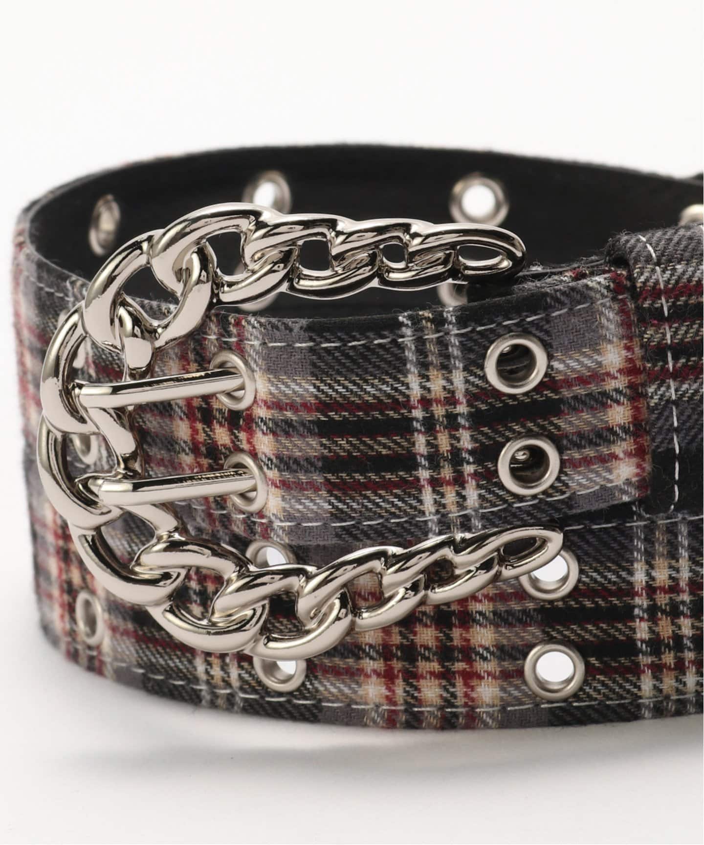afb FLANNEL CHECK BELT Mサイズ 店舗限定 - メルカリ
