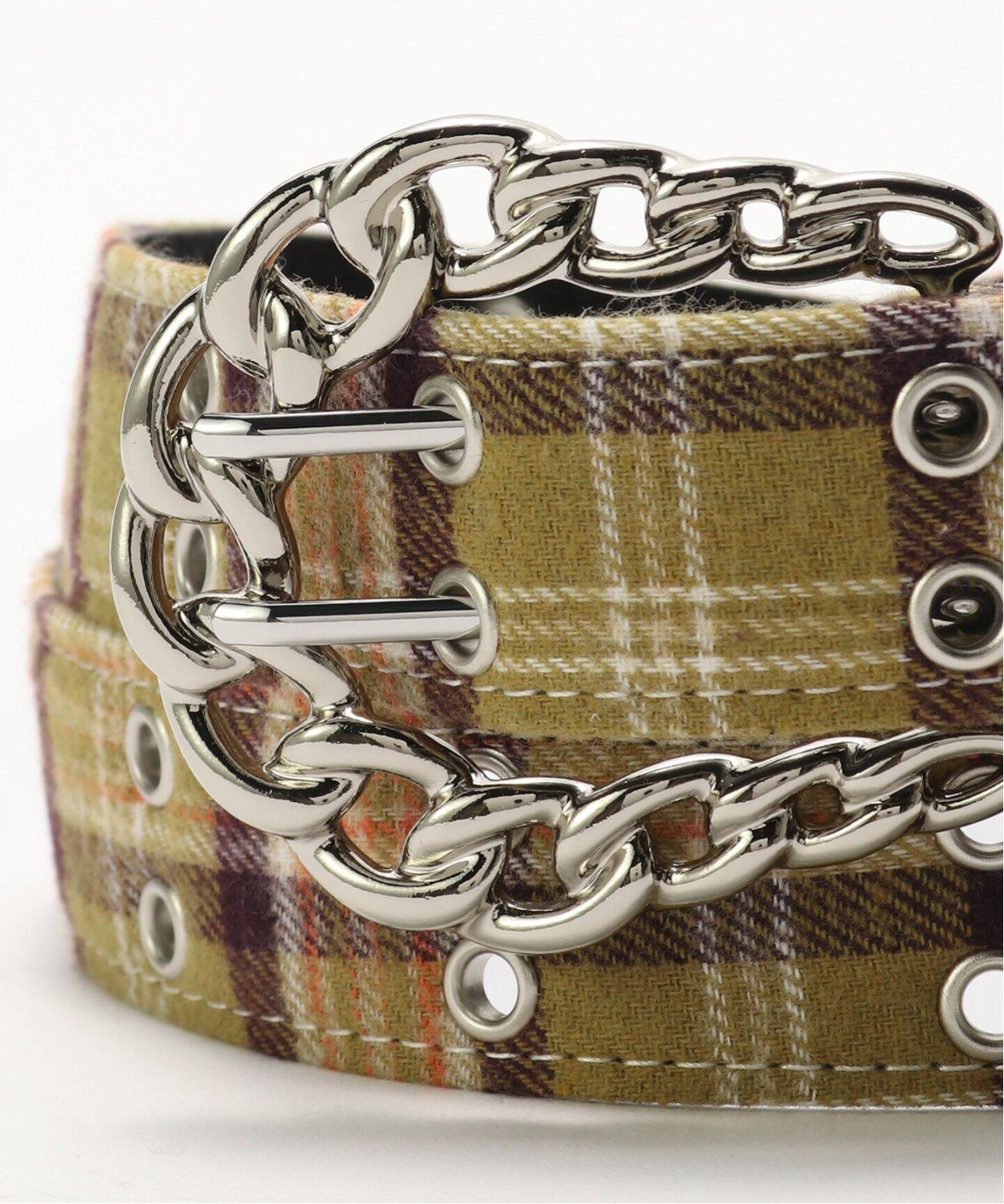 afb　FLANNEL CHECK BELT Mサイズ　店舗限定 FLANNEL CHECK BELT(M BLACK): AFB: MENS｜CONZ ONLINE STORE