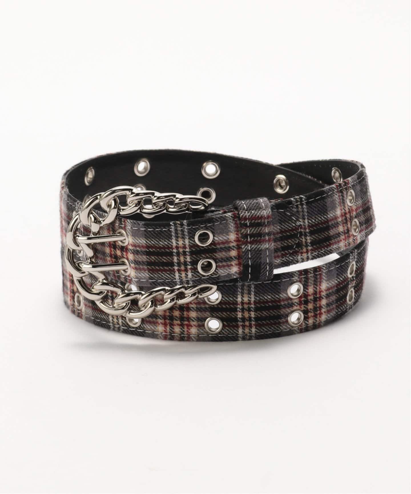 afb FLANNEL CHECK BELT Mサイズ 店舗限定 - メルカリ