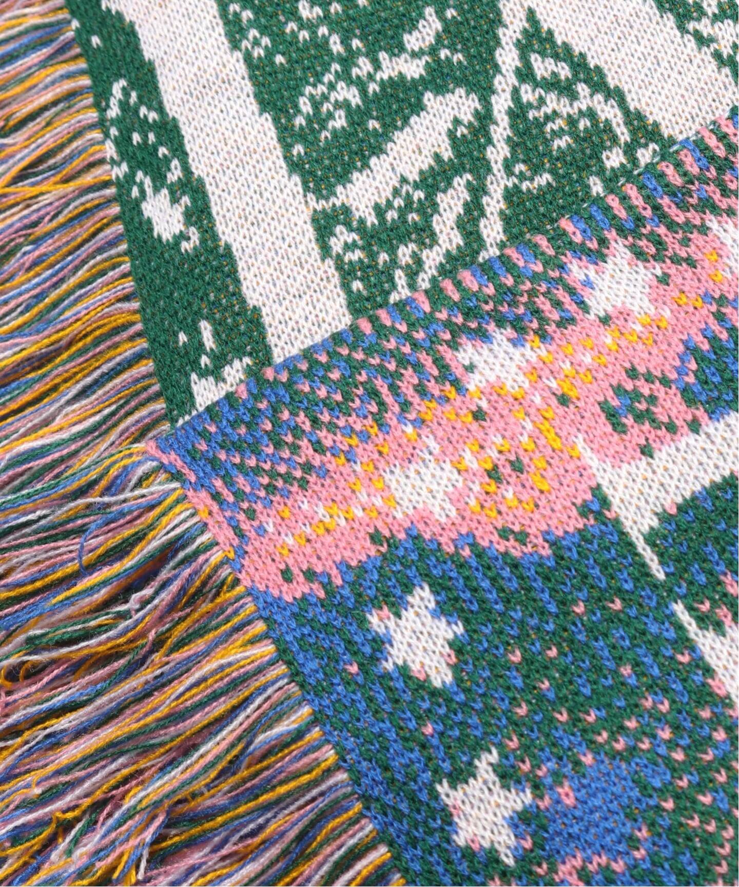 Montmartre New York モンマルトルニューヨーク スカーフ 6 Pink oeil scarf-ピンクオイユスカーフ-MONTMARTRE NEW YORK