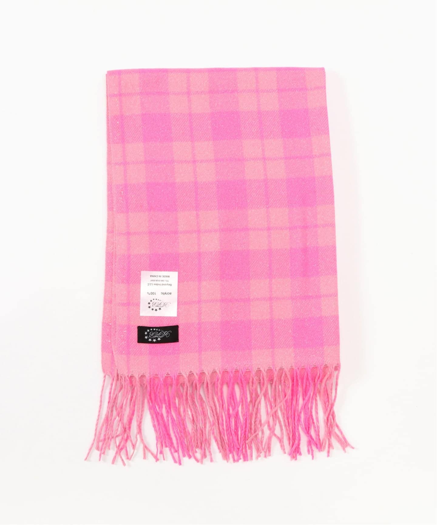 AFB / エーエフビー GLITTER CHECK SCARF（スカーフ／バンダナ）｜PULP