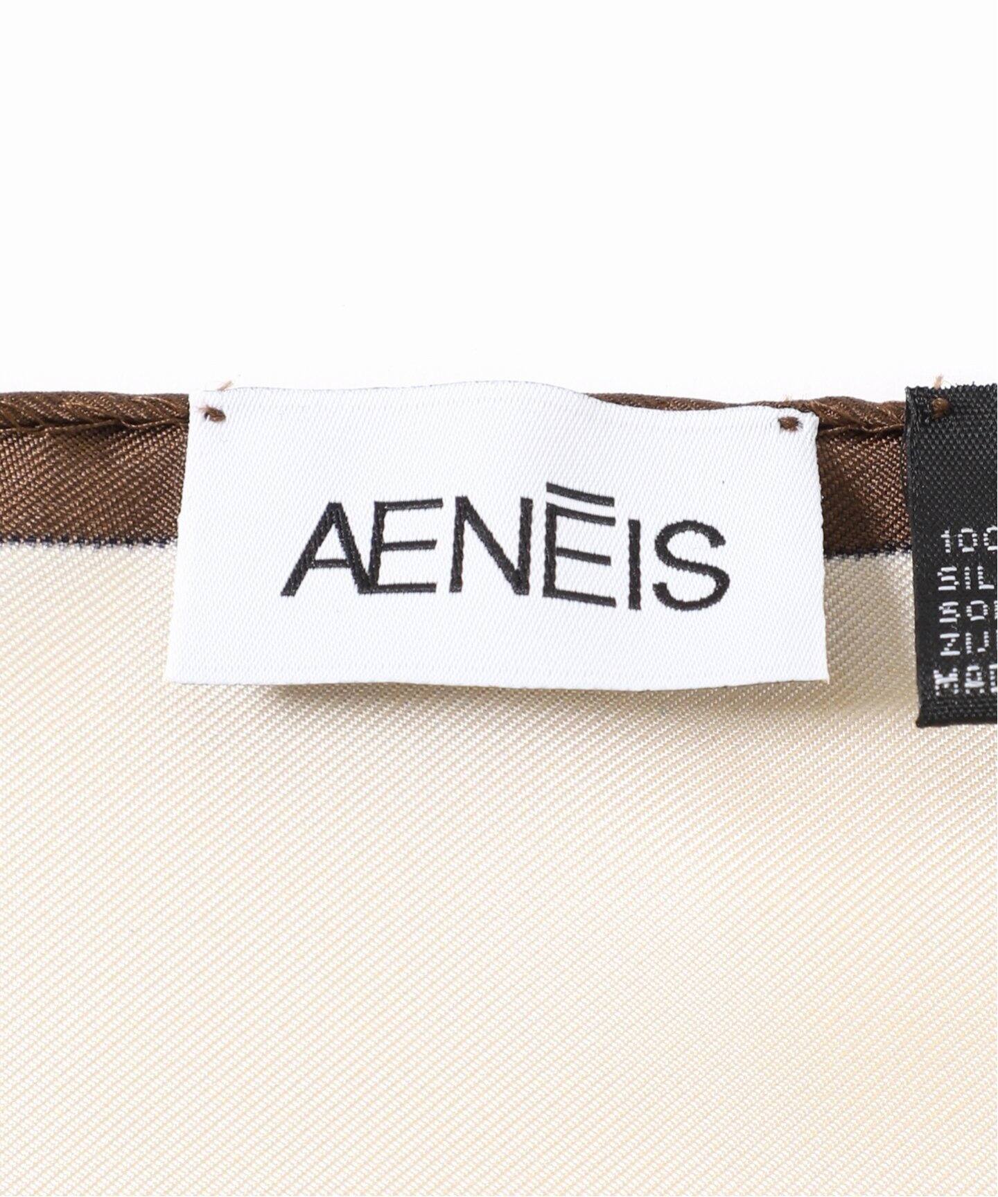 予約》【AENEIS/エネス】ALBERS SILK SCARF,68CM：スカーフ