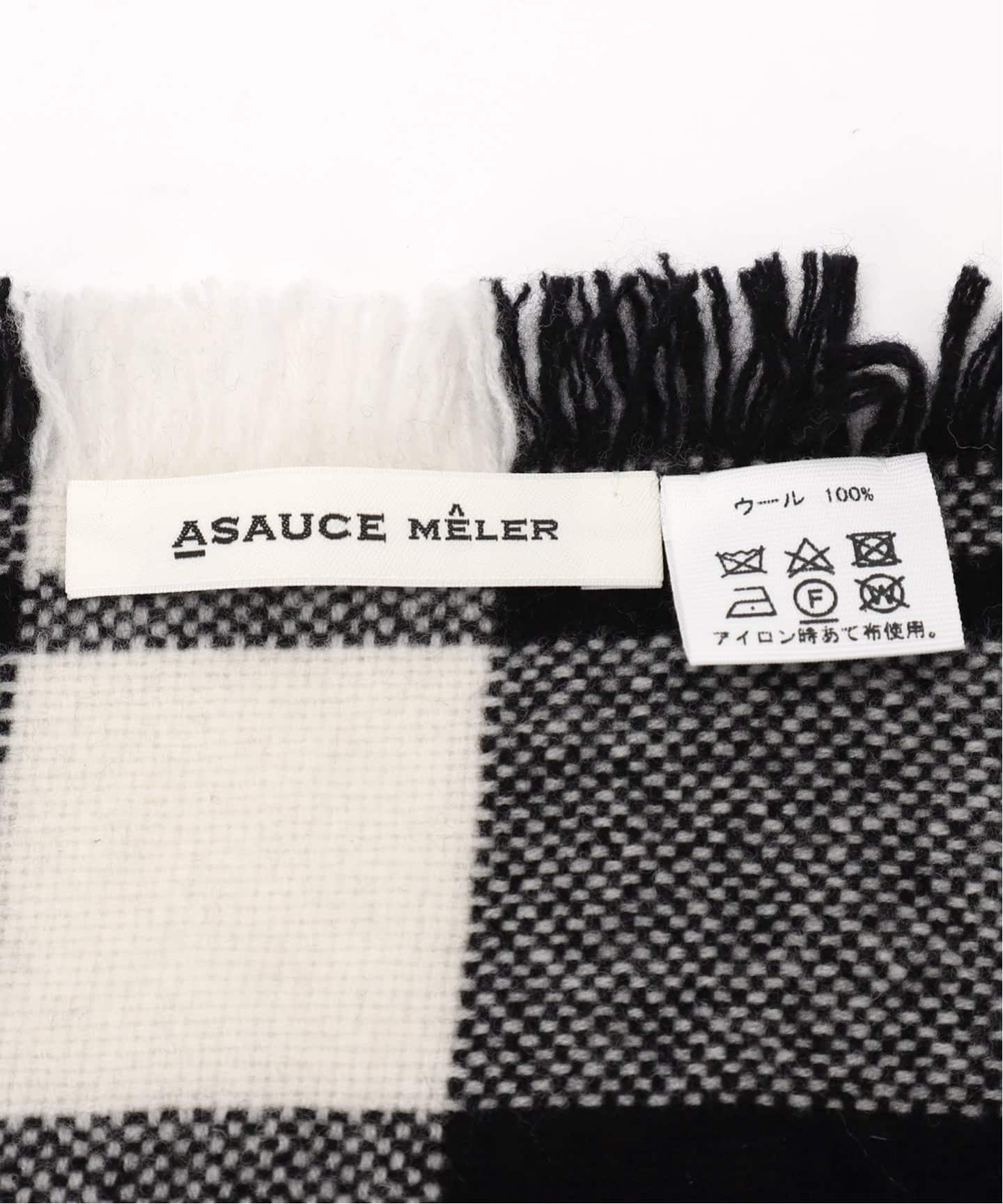 ASAUCE MELER】ウルトラファインラムミニバスケットタータンストール