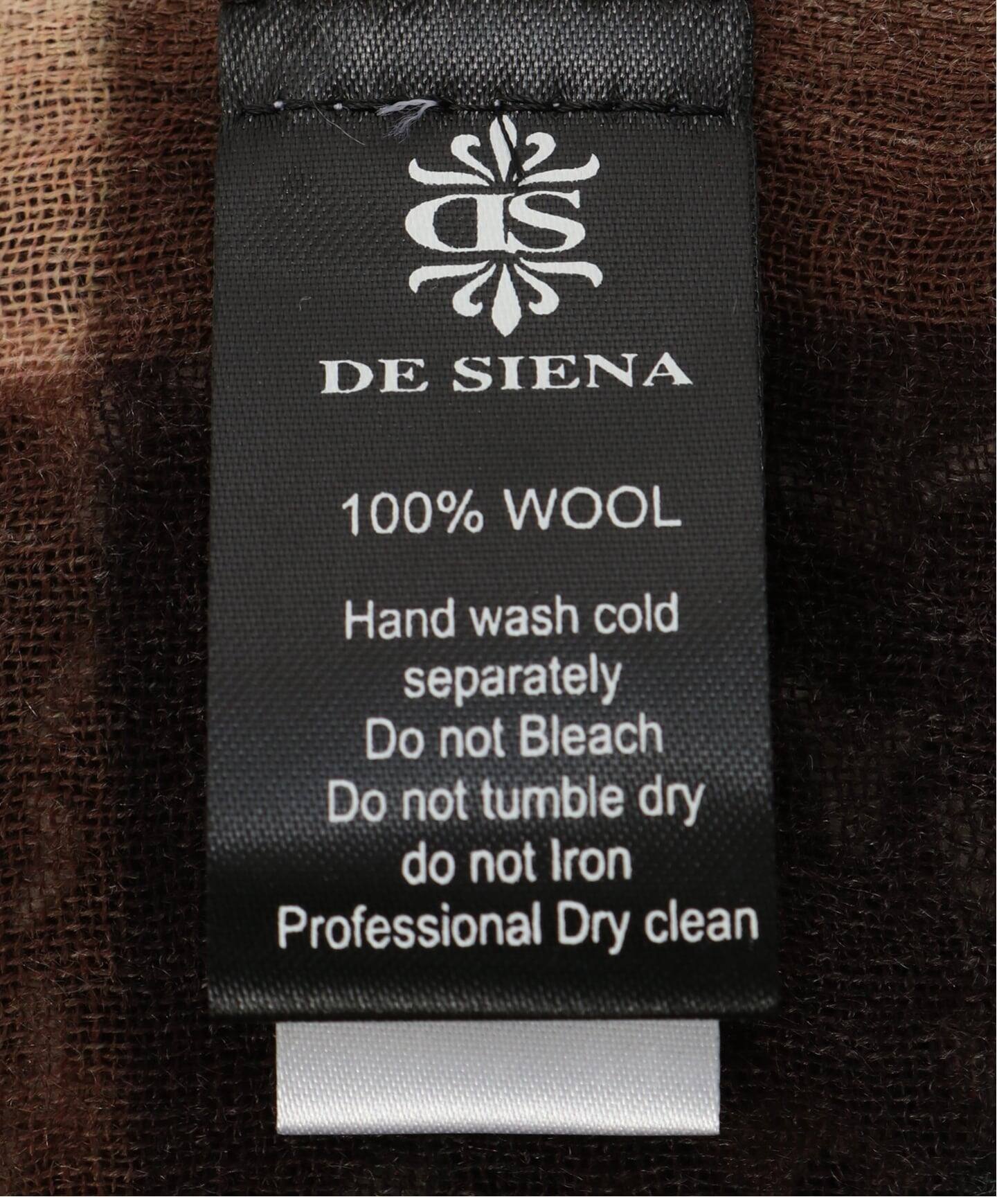 DE SIENA】 GINGHAM WOOL STOLE（ストール）｜JOURNAL STANDARD
