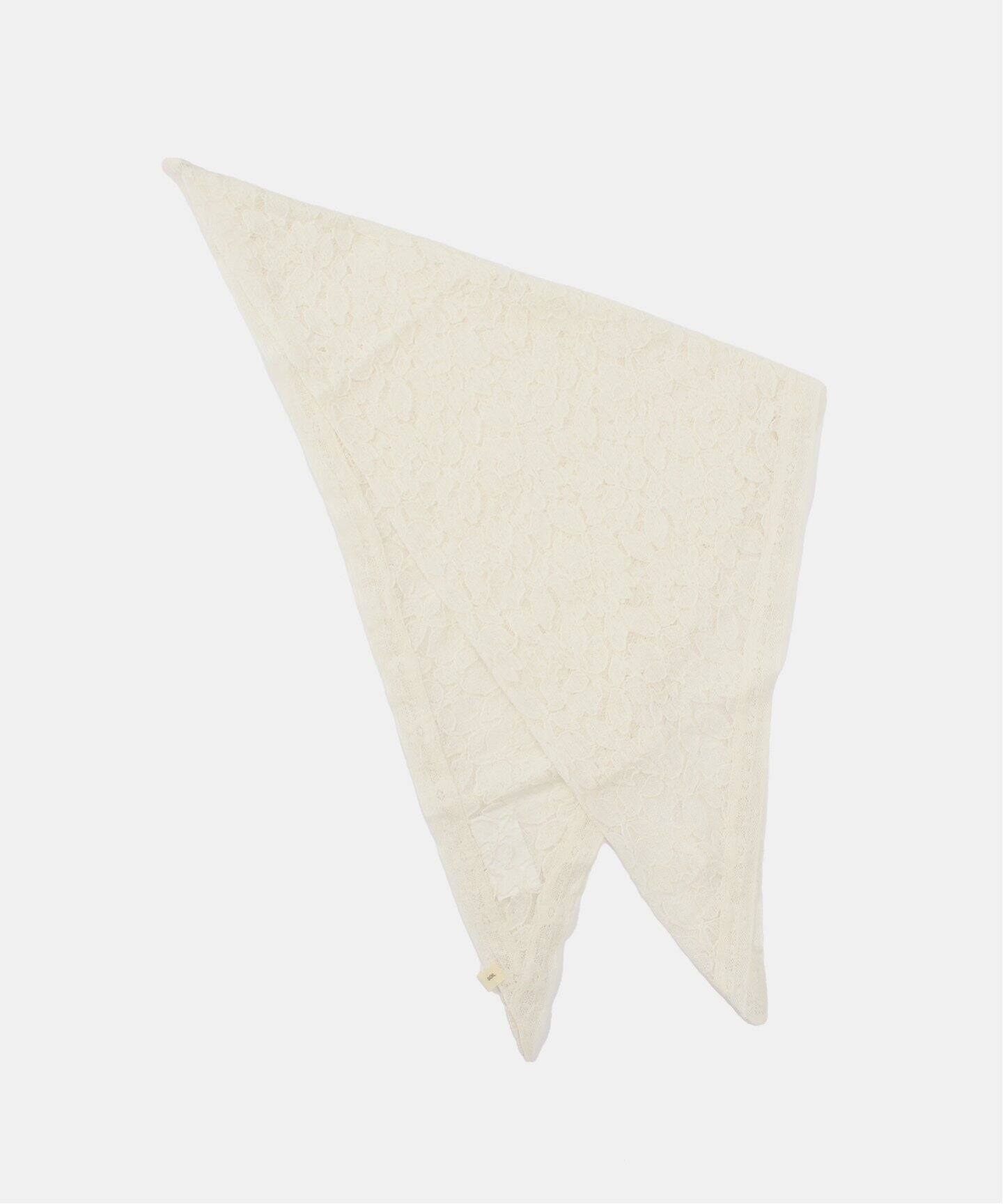 SOIL】 TULLE LACE TRIANGLE STOLE（スカーフ／バンダナ）｜journal