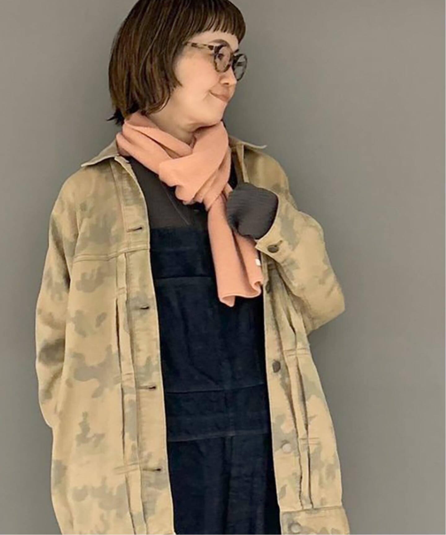 ARMEN】WOOL/CASHMERE LOOP SCARF（マフラー）｜journal standard luxe