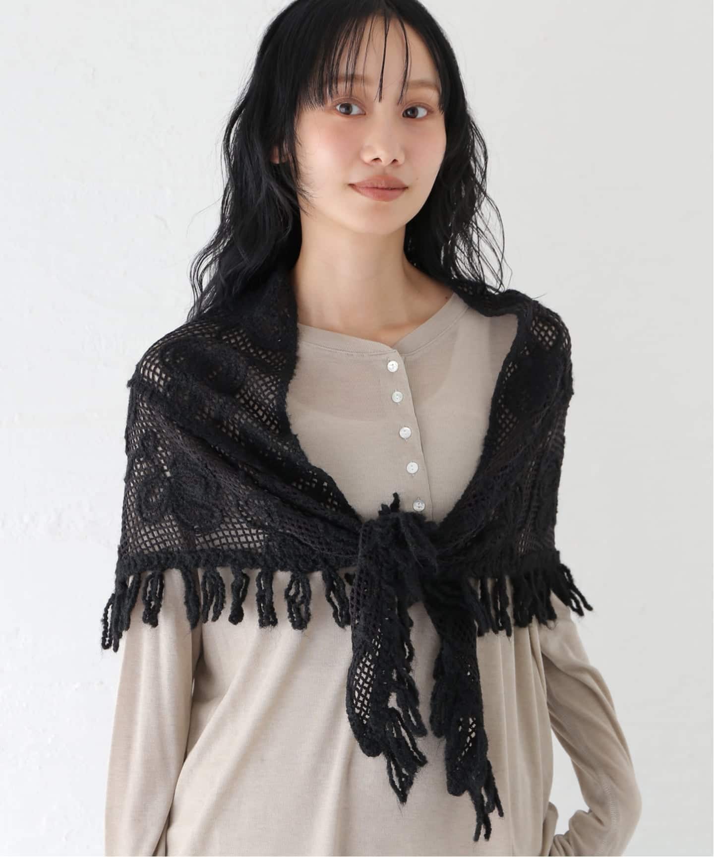 クラフト刺繍レーススカーフ（スカーフ／バンダナ）｜JOURNAL STANDARD