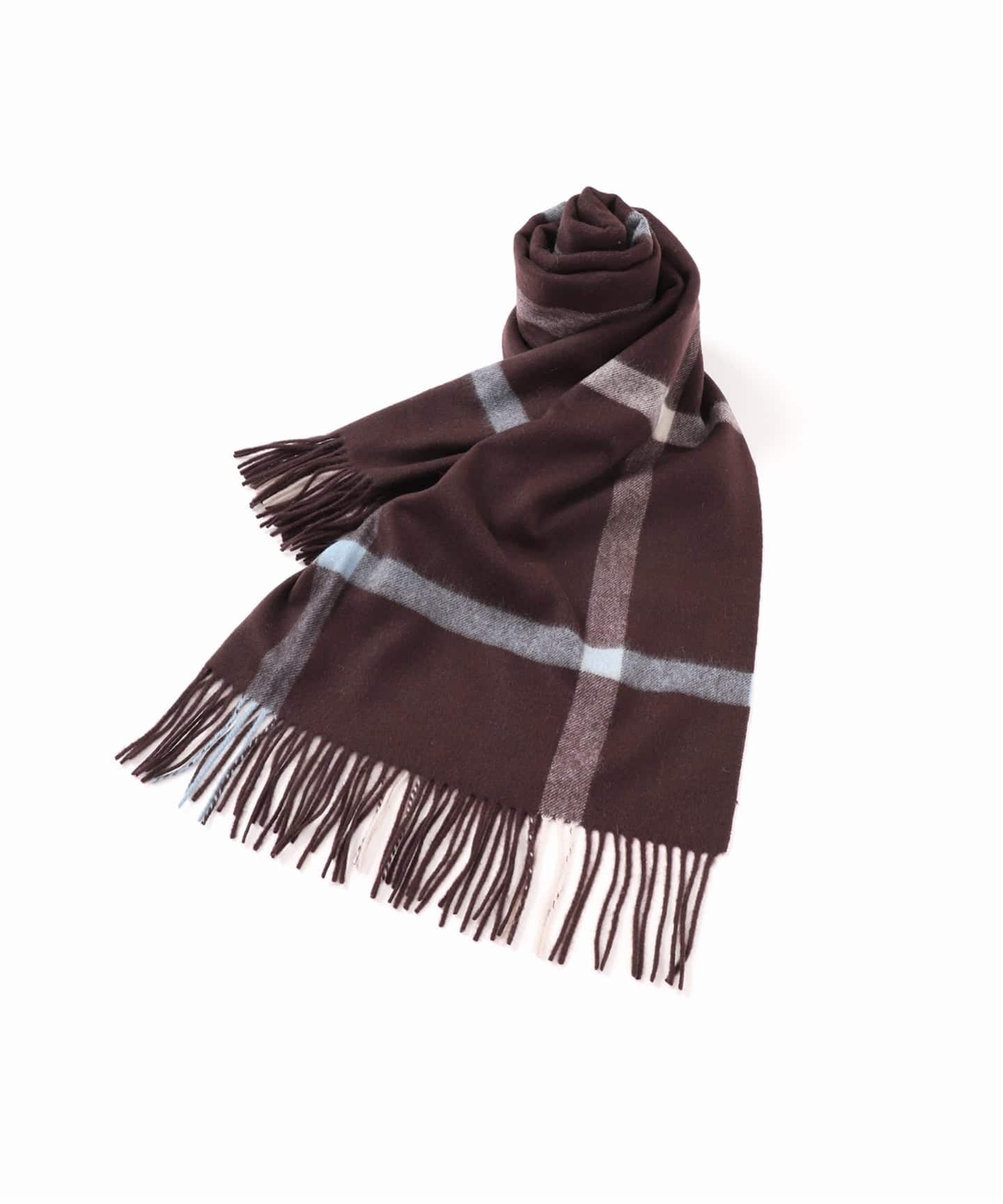 【TWEEDMILL/ツイードミル】チェックストール　パープル ルージュ ヴィフ ラクレ Rouge vif la cle 【TWEEDMILL/ツイード