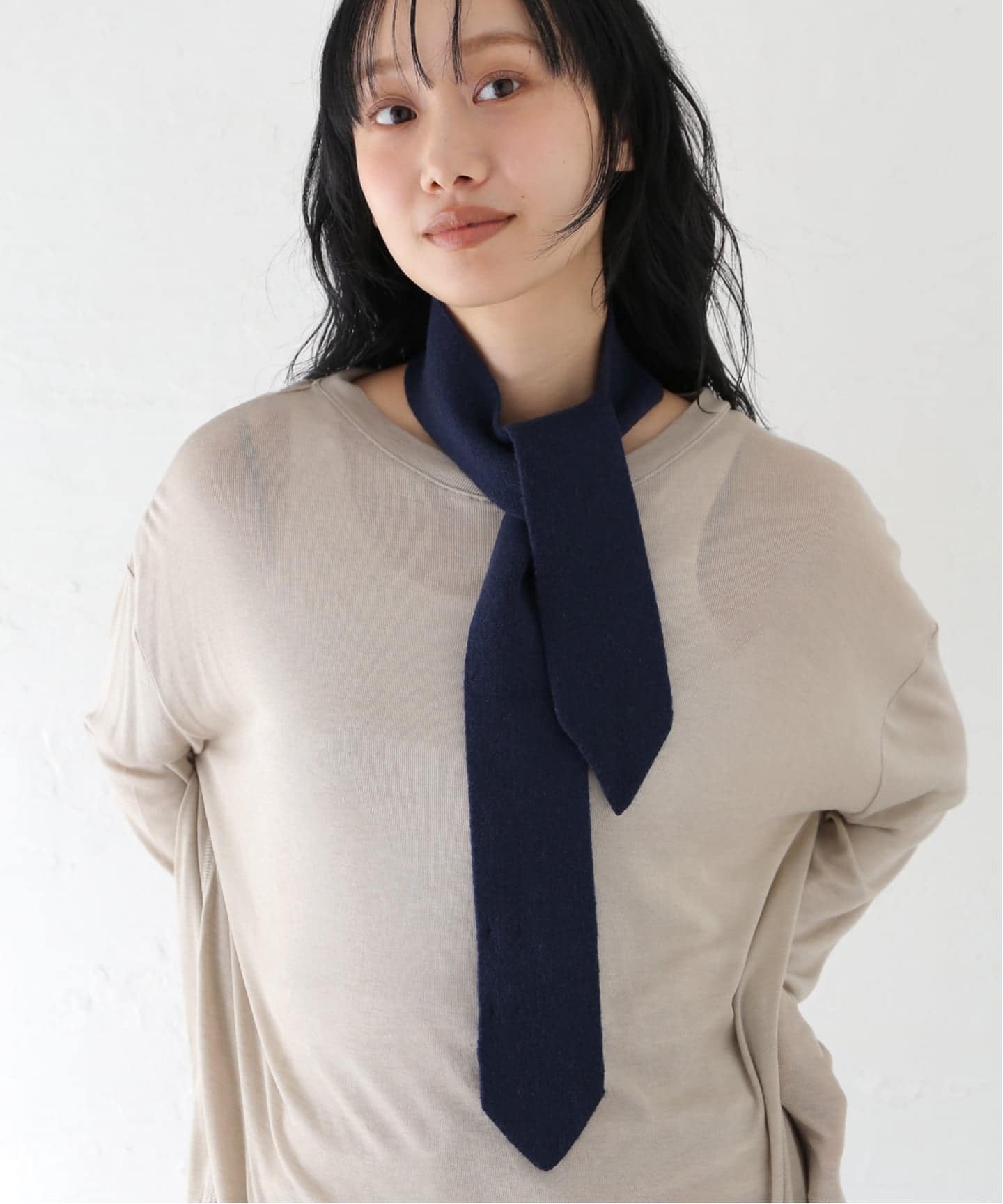 WILLIAM BRUNTON/ウィリアム ブラントン】 カシミアスカーフ（スカーフ