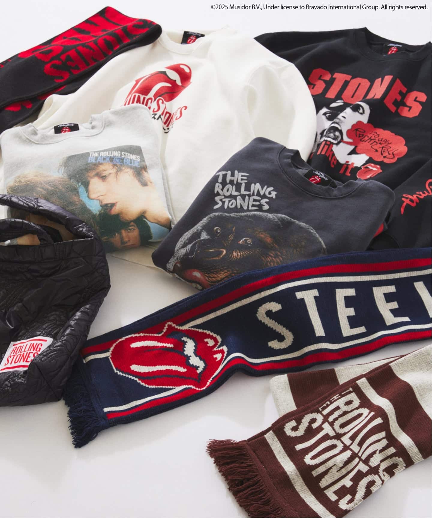 THE ROLLING STONES / ローリングストーンズ 別注 サッカー マフラー