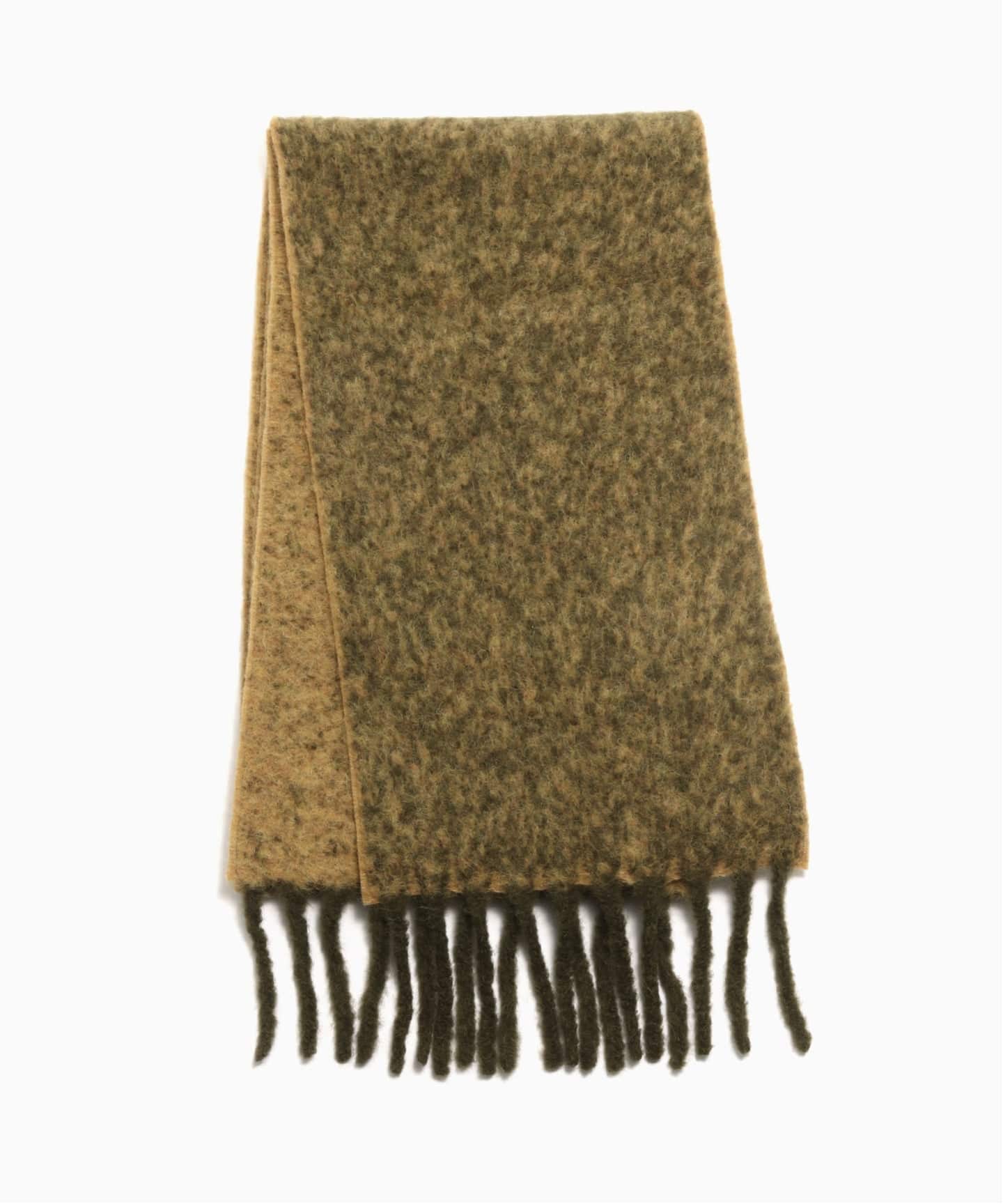 THE INOUE BROTHERS / ザ イノウエブラザーズ Two Colour Woolly Scarf