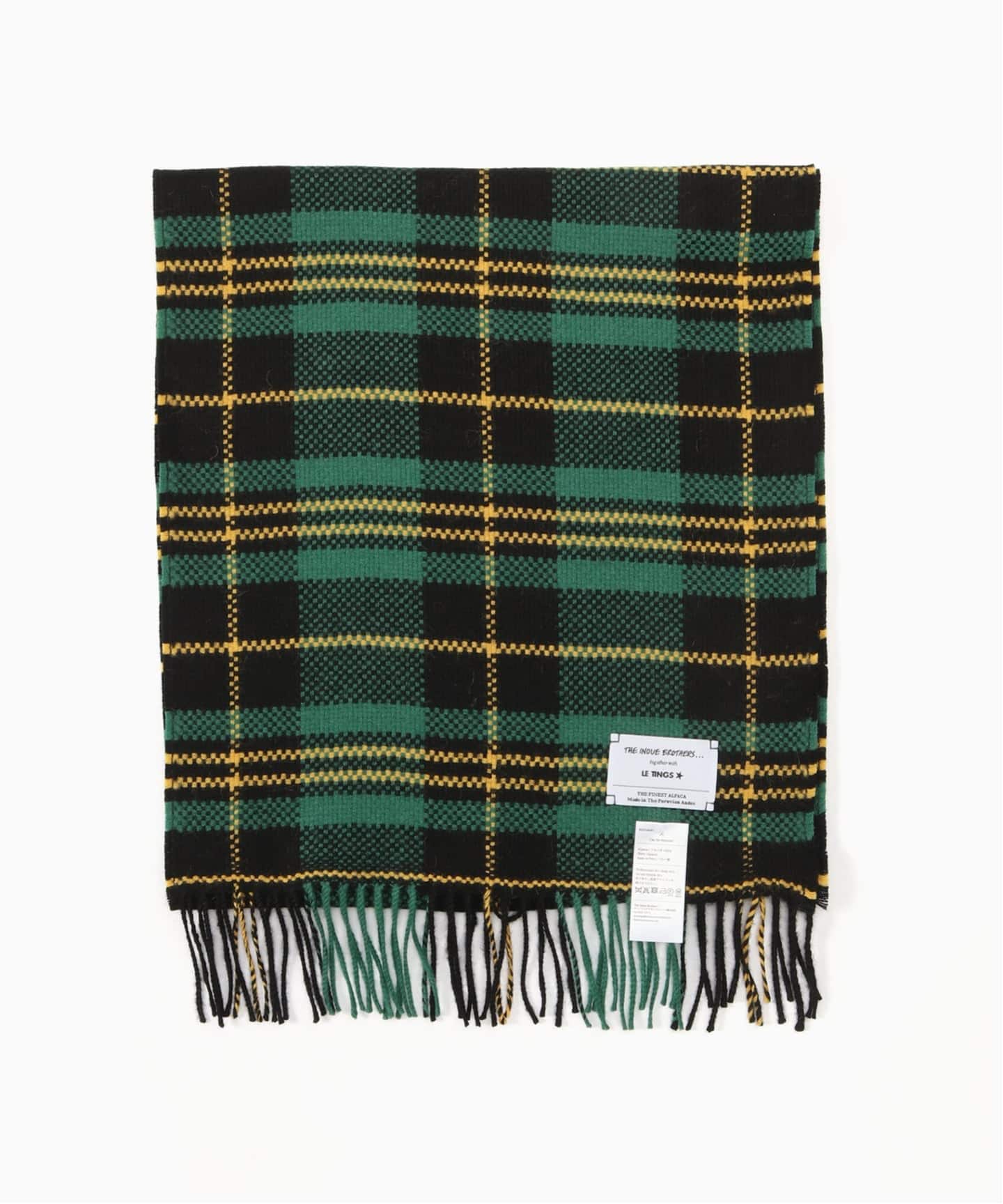 THE INOUE BROTHERS / ザ イノウエブラザーズ Market Check Scarf