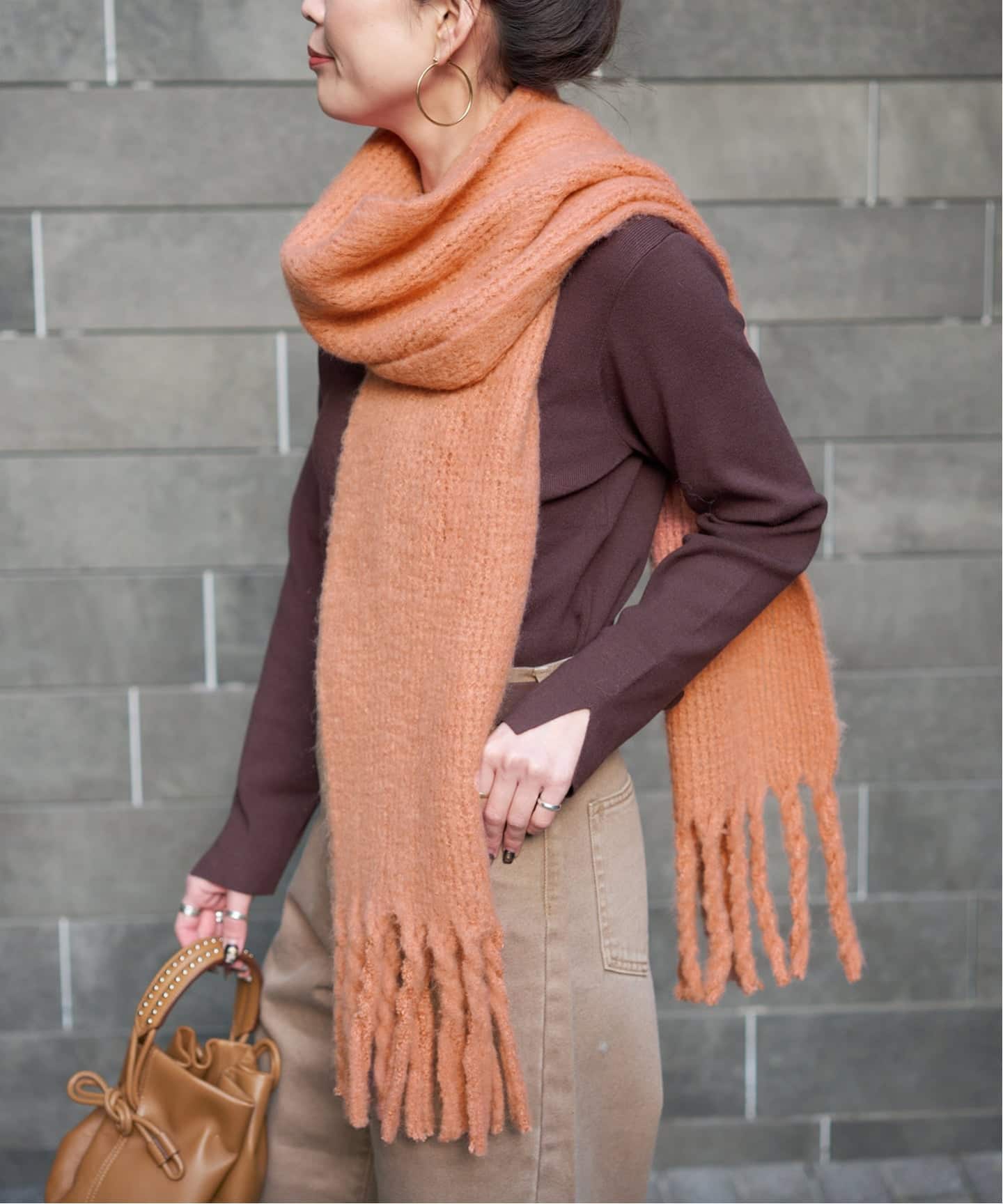 ラッセルニットマフラー（マフラー）｜B.C STOCK（ベーセーストック