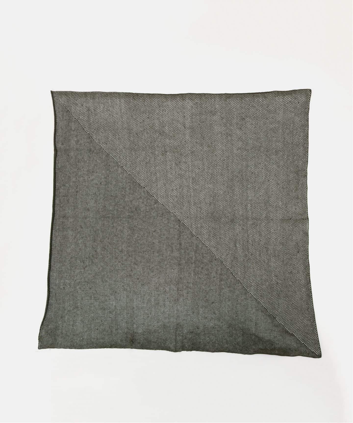 THROW/スロー Linen Cross Mesh scarf スカーフ TH251-S05K（スカーフ