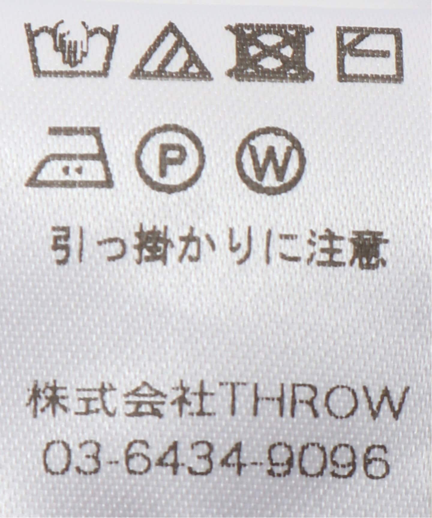 THROW/スロー Linen Cross Mesh scarf スカーフ TH251-S05K（スカーフ