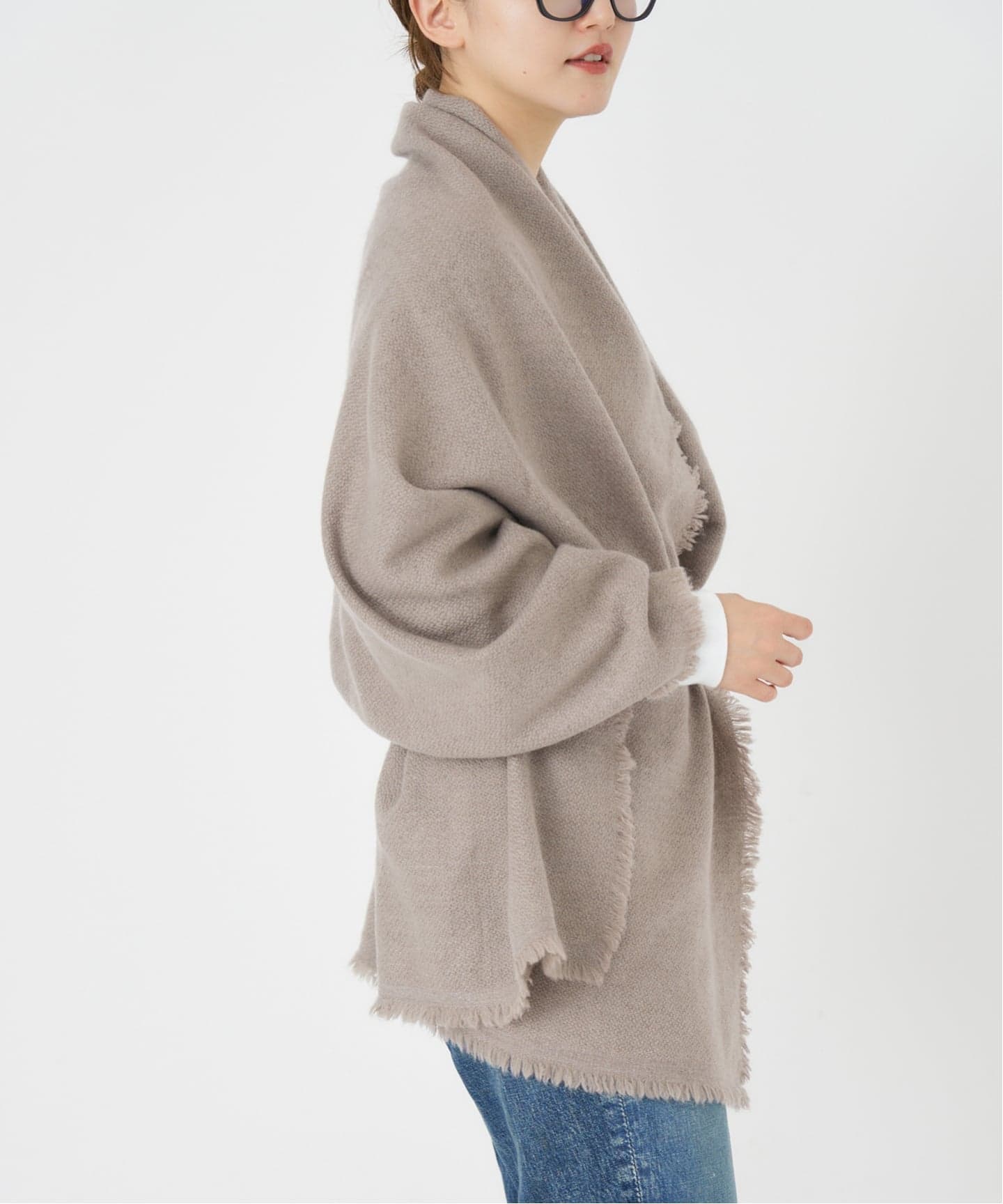 NIMNIMDUAI/ニムニムデュアイ PASHMINA WOOL PLANE STOLE ストール 276