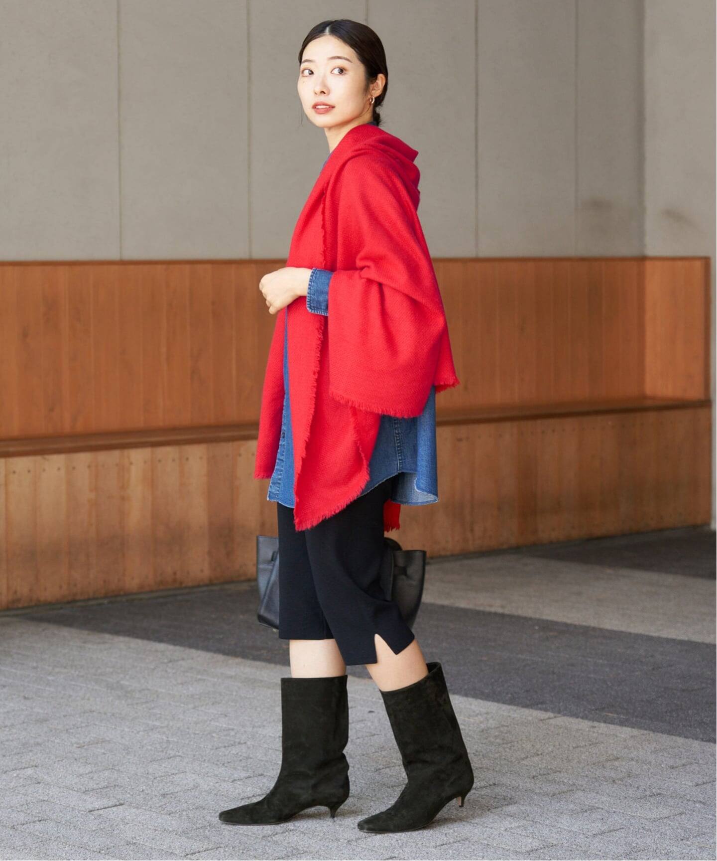 NIMNIMDUAI/ニムニムデュアイ PASHMINA WOOL PLANE STOLE ストール 276