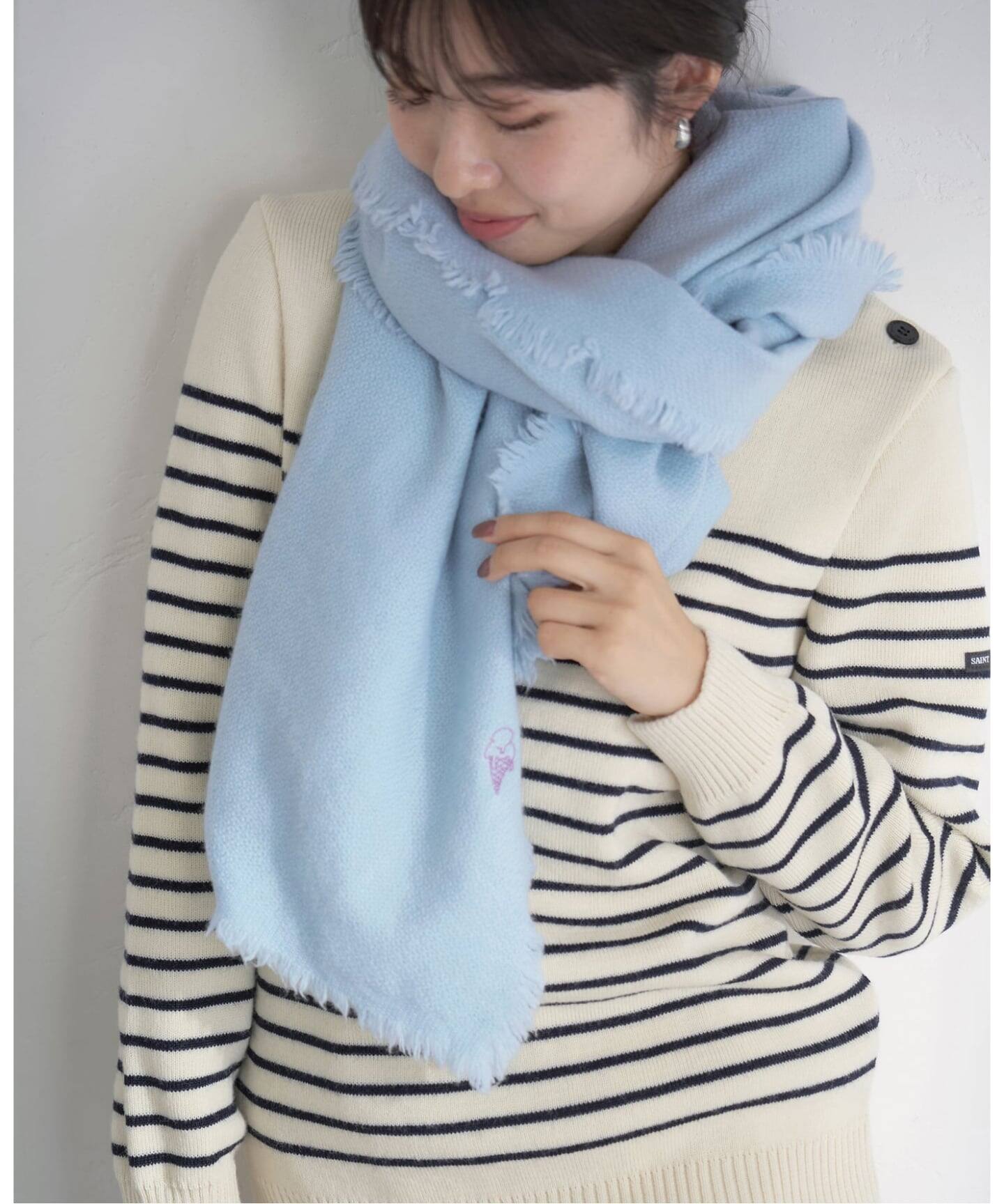 NIMNIMDUAI/ニムニムデュアイ PASHMINA EMNROIDERY STOLE ストール 276