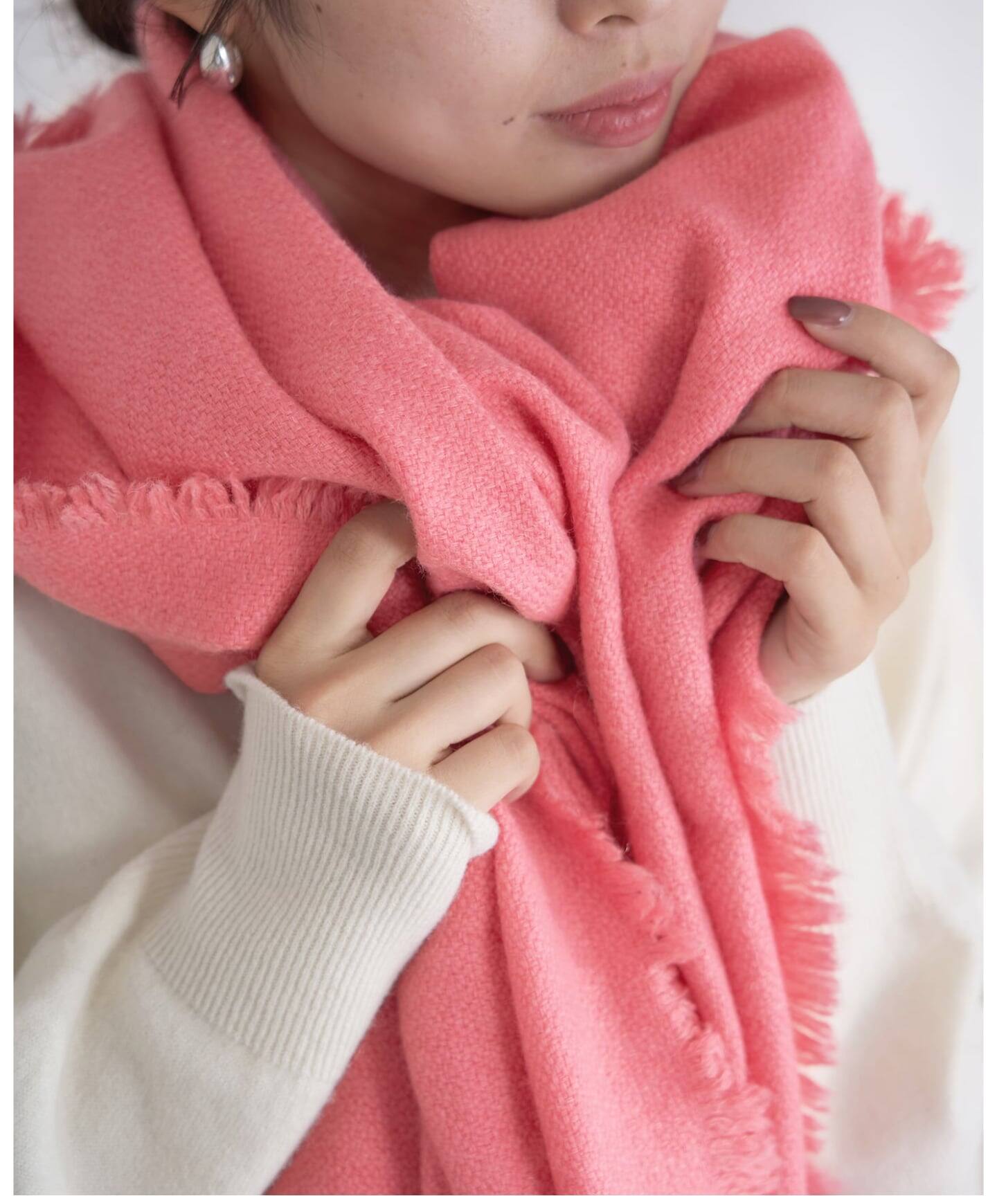 NIMNIMDUAI/ニムニムデュアイ PASHMINA EMNROIDERY STOLE ストール 276