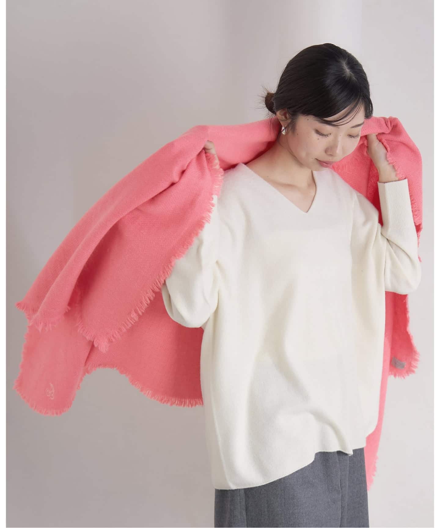 NIMNIMDUAI/ニムニムデュアイ PASHMINA EMNROIDERY STOLE ストール 276