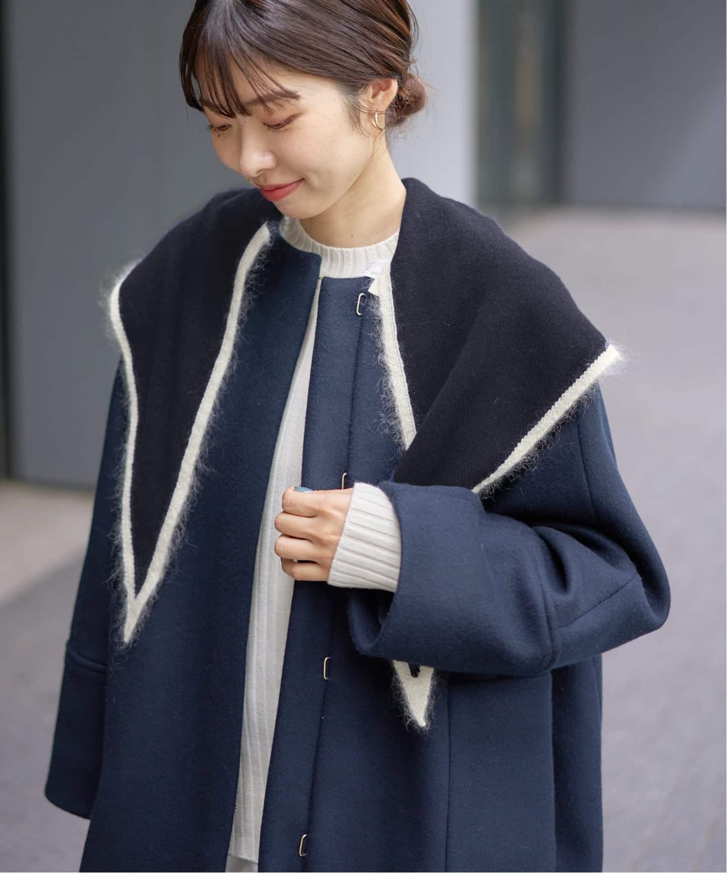 予約》ASAUCE MELER/アソースメレ TRICOLOR SCARF スカーフ