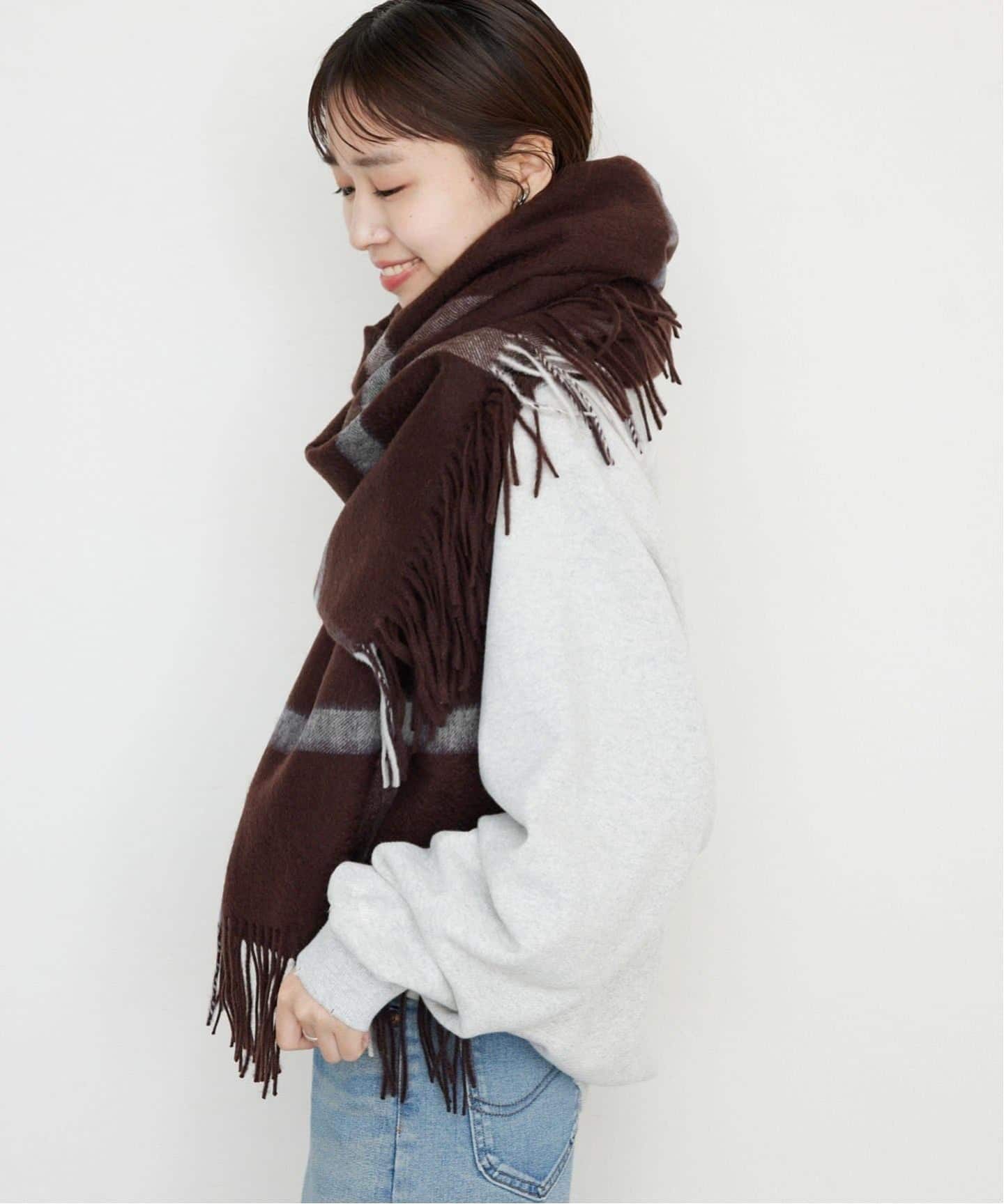 追加》TWEED MILL/ツイードミル ストール（ストール）｜SLOBE IENA