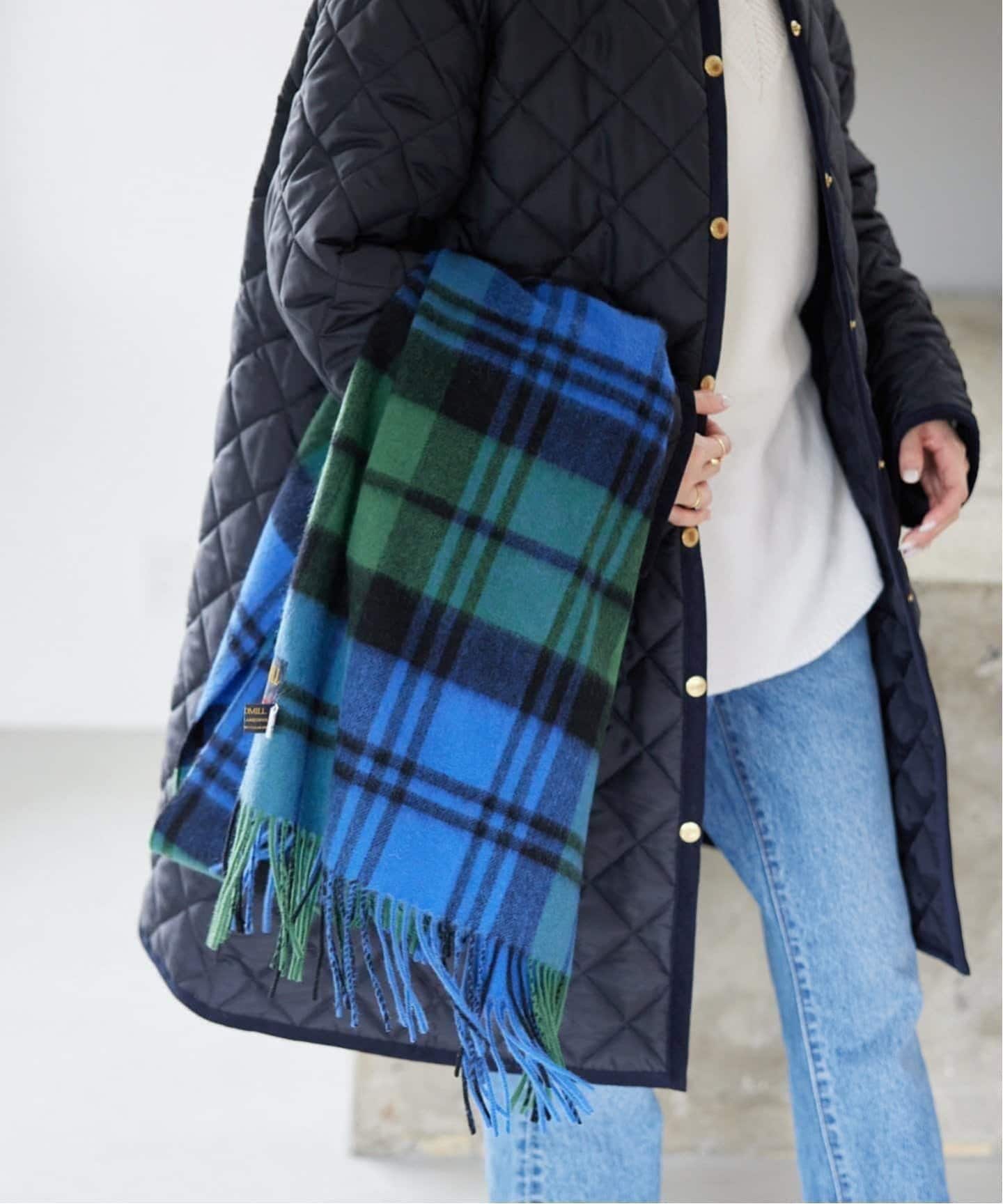 TWEEDMILL　イエナスローブ別注　マフラー　ストール 楽天市場】【SALE／30%OFF】【TWEEDMILL/ツイードミル】ストール