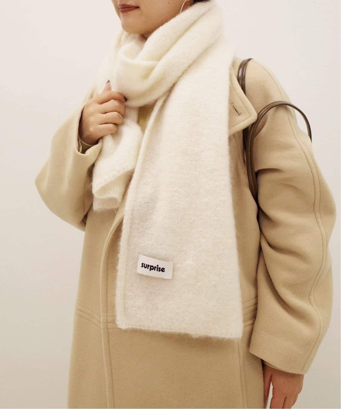 追加》surprise/サプライズ ストール MOHAIR SCARF DONNA（ストール