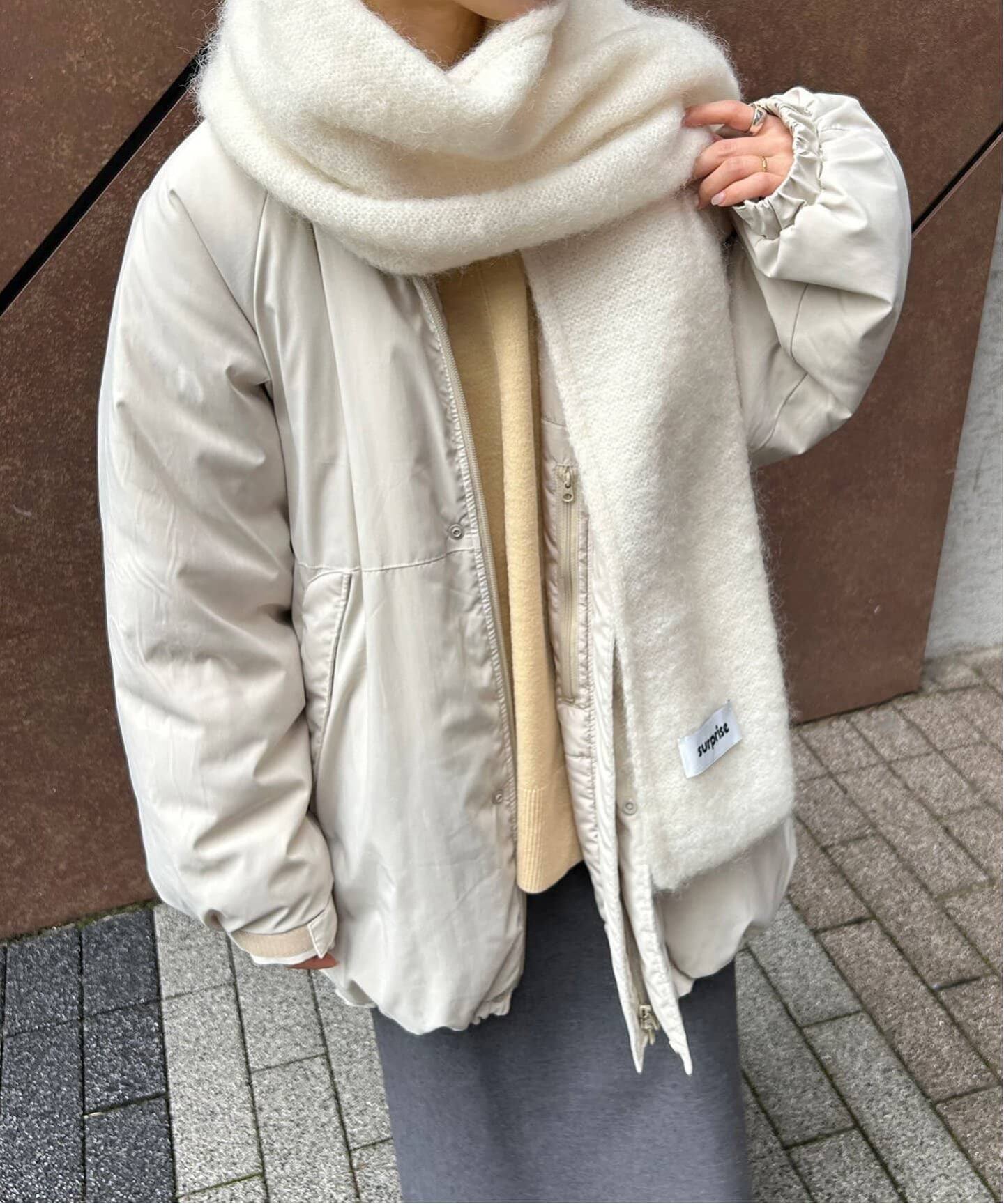 追加》surprise/サプライズ ストール MOHAIR SCARF DONNA（ストール