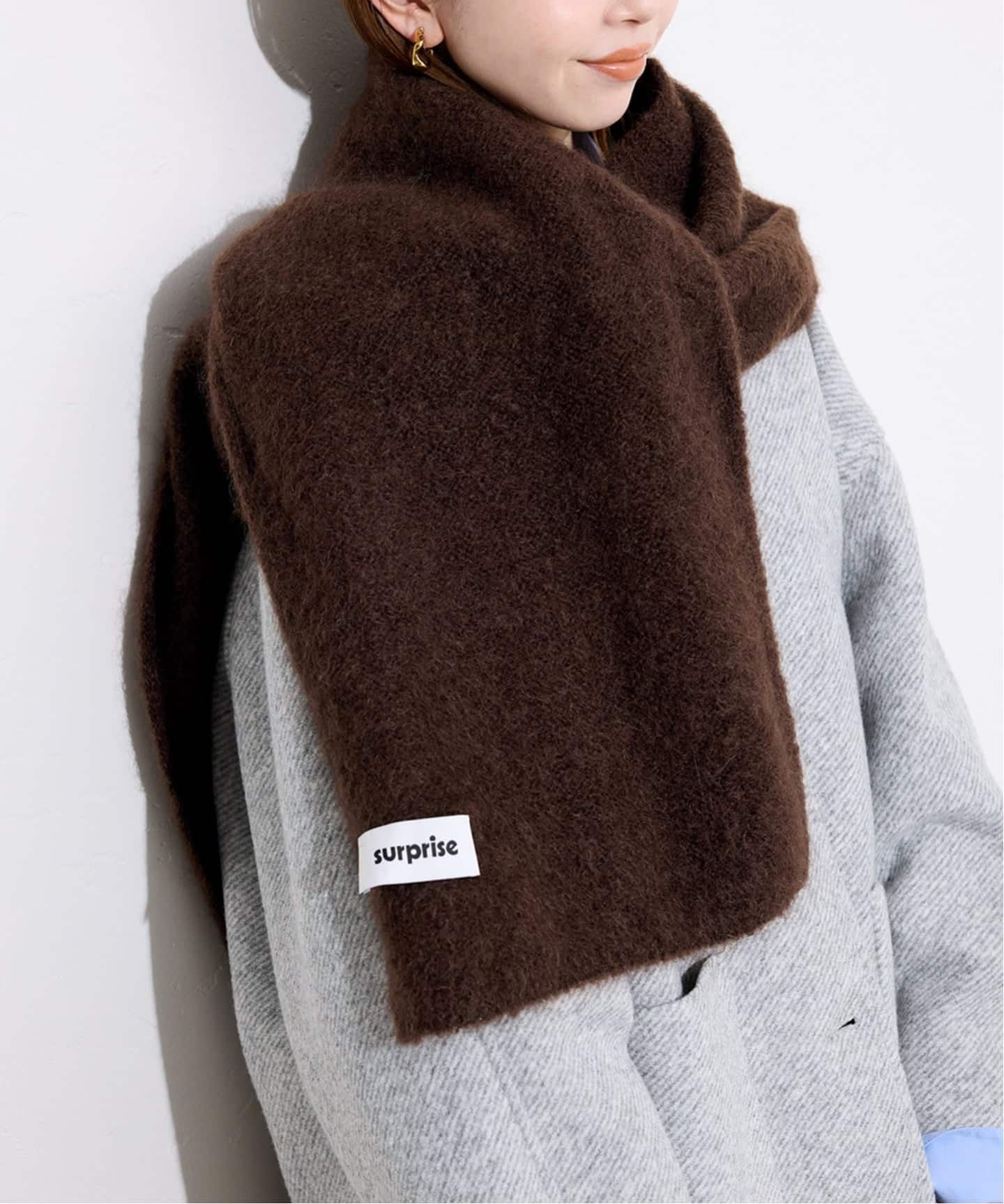 小物 SLOBE IENAsurprise MOHAIR SCARF 追加》surprise/サプライズ ストール MOHAIR SCARF DONNA（ストール