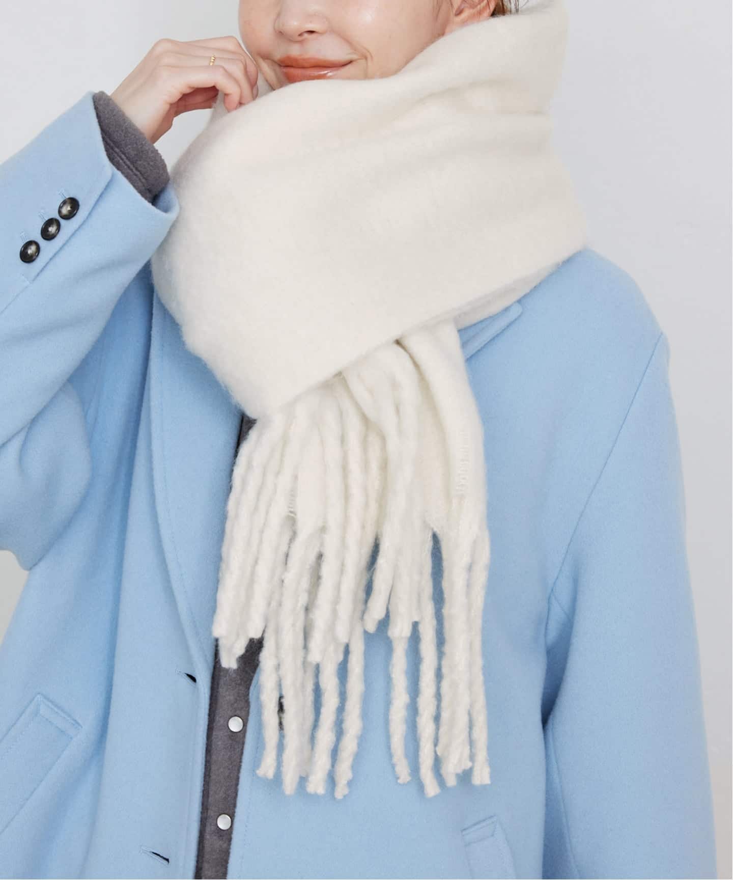 追加》SLOBE IENA エアリーカラーストール（ストール）｜SLOBE IENA