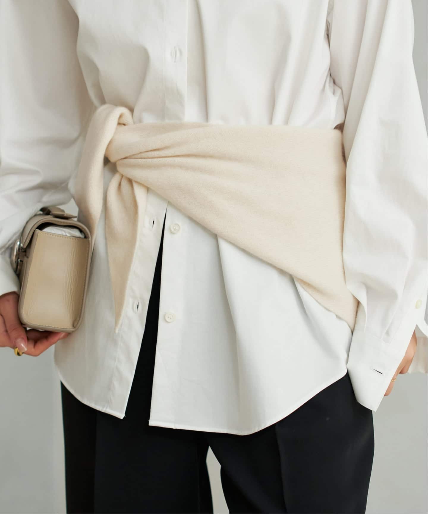 ASAUCE MELER / アソースメレ SEAMLESS TRIANGLE ストール