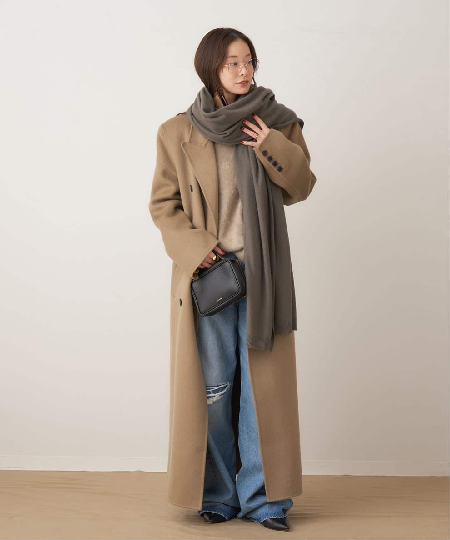 予約》ASAUCE MELER / アソースメレ MG KNIT ストール（ストール