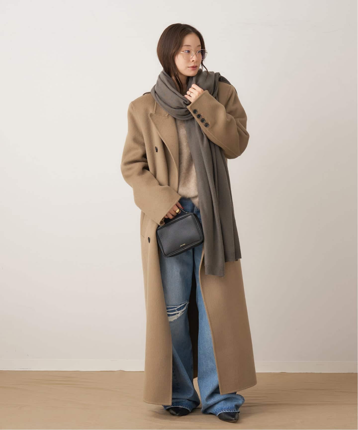 ASAUCE MELER / アソースメレ MG KNIT ストール（ストール）｜Plage