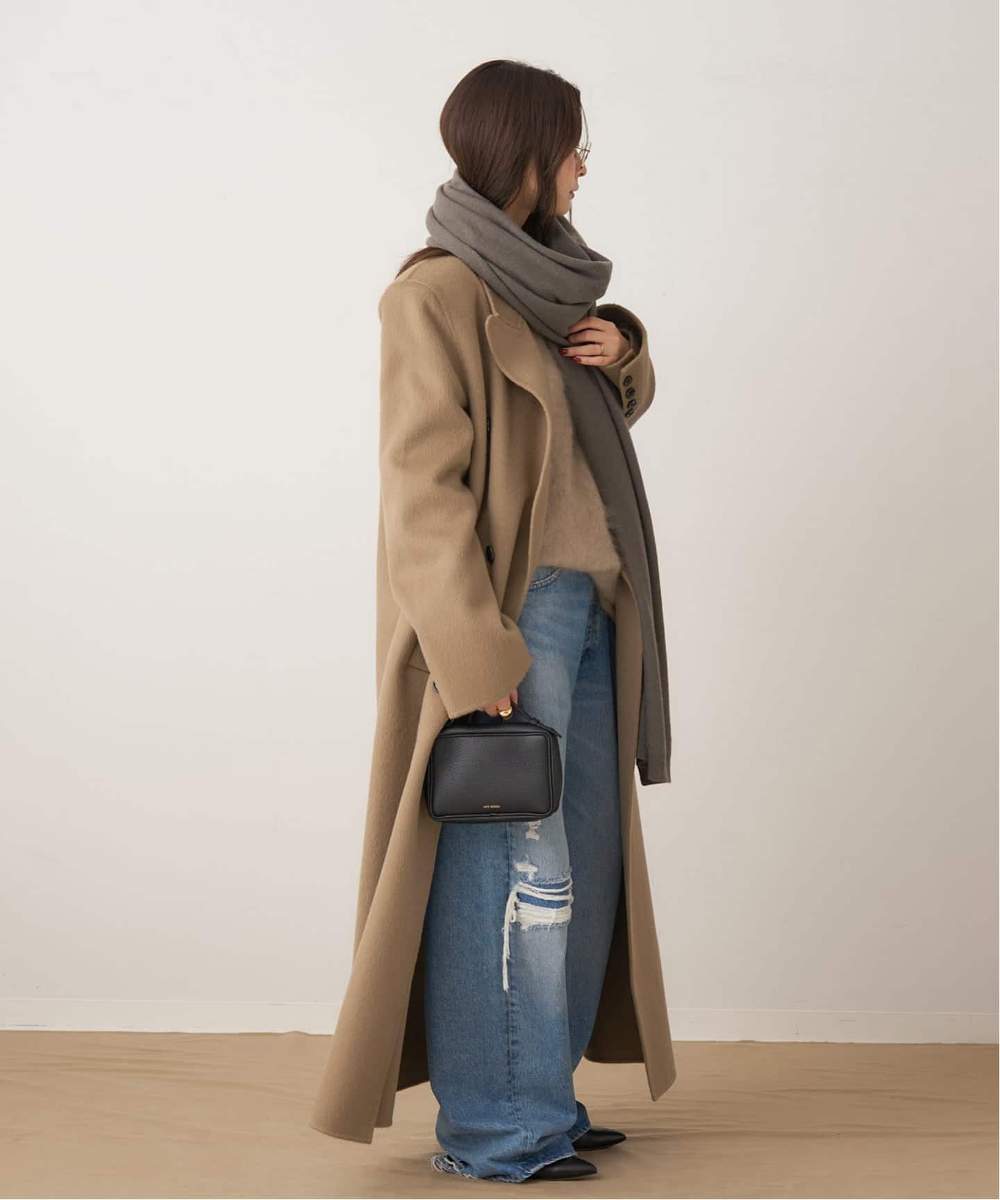 ASAUCE MELER / アソースメレ MG KNIT ストール（ストール）｜Plage
