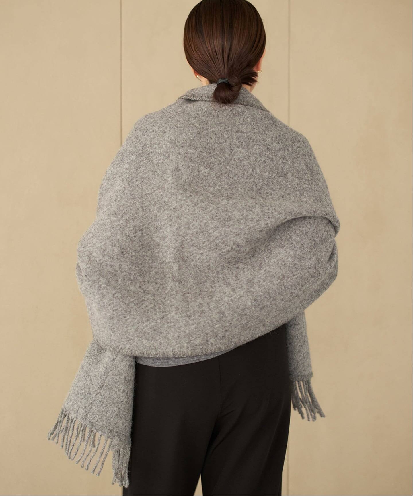 プラージュLAPUANKANKURIT POCKET UNIショール　ストール UNI pocket shawl（rainyblue） – LAPUAN KANKURIT（ラプアン
