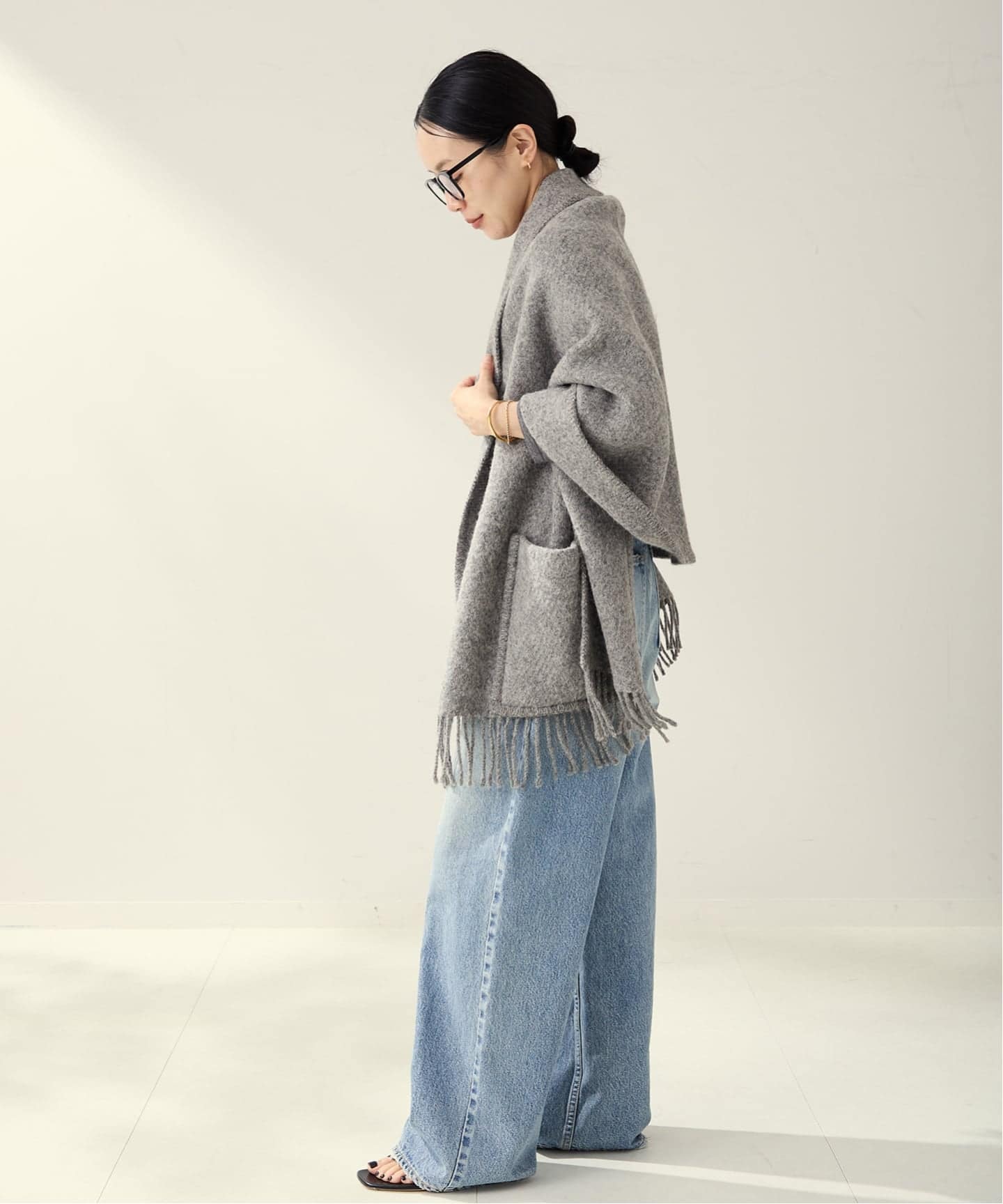 LAPUAN KANKURIT / ラプアンカンクリ POCKET SHAWL UNI ショール
