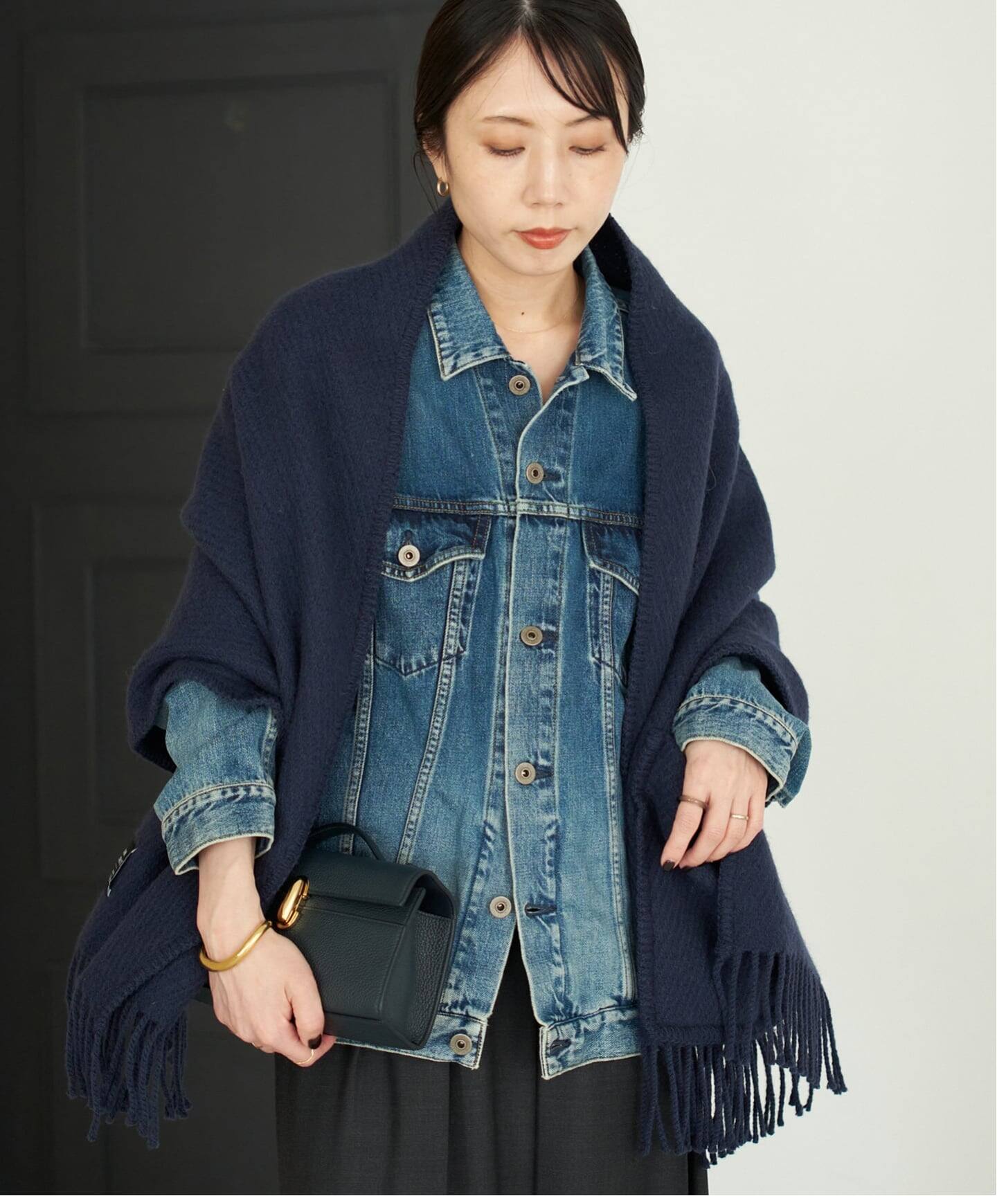 LAPUAN KANKURIT / ラプアンカンクリ POCKET SHAWL UNI ショール