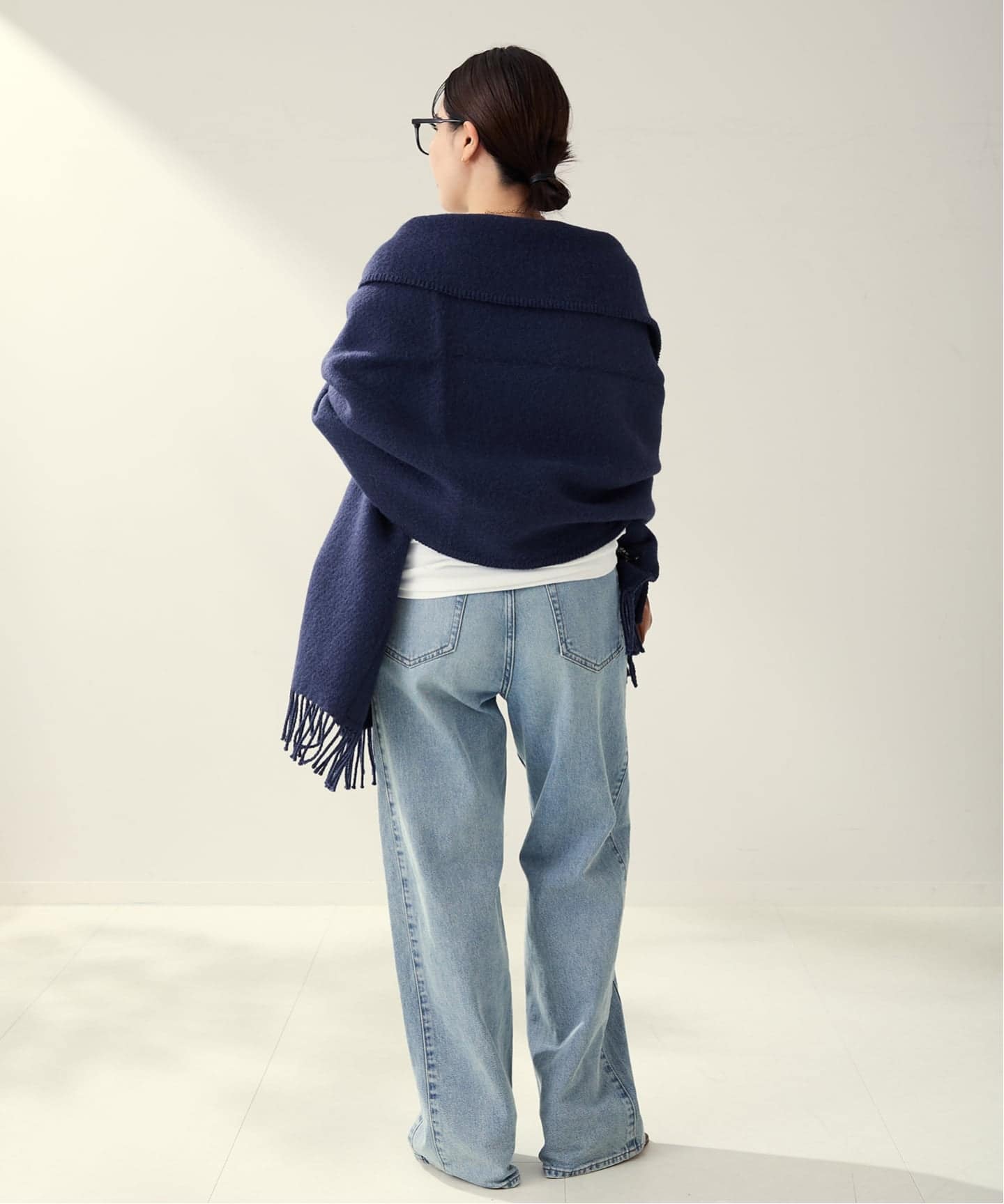 プラージュLAPUANKANKURIT POCKET UNIショール　ストール 予約》LAPUAN KANKURIT / ラプアンカンクリ POCKET SHAWL UNI