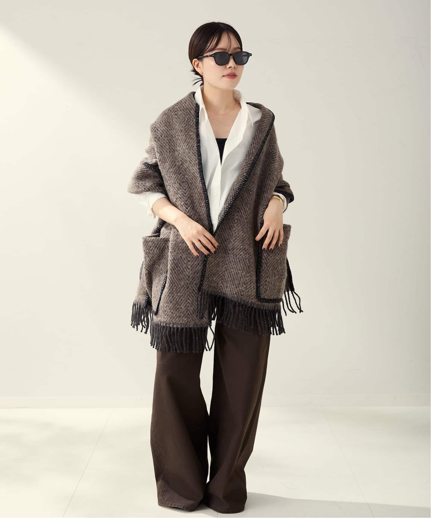 [Marine] ミンク　ストール　スヌード　マルチway 帝国ホテル 予約》LAPUAN KANKURIT / ラプアンカンクリ POCKET SHAWL MARIA