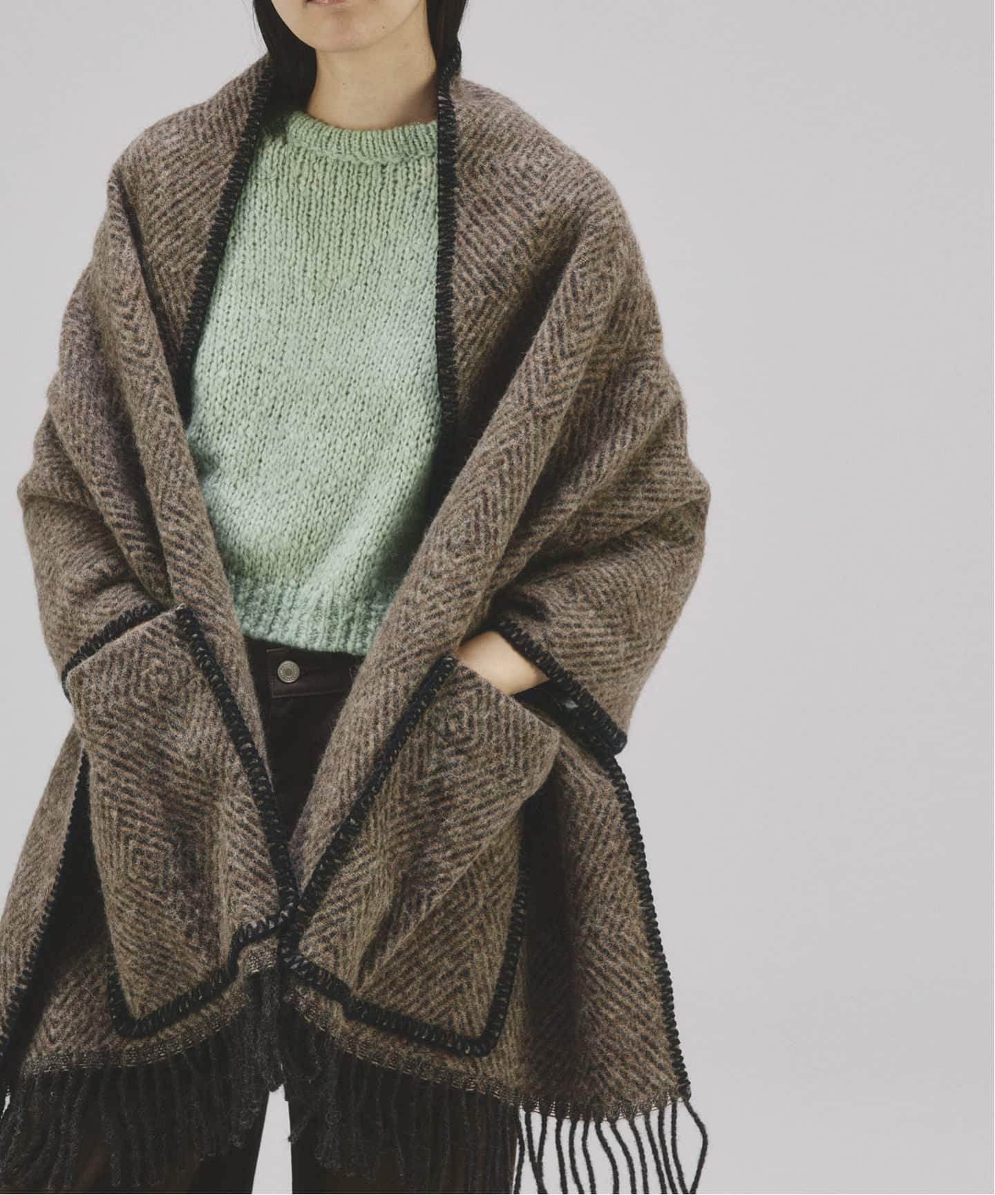■plage■ラブアンカンクリ■PocketShawlUniショール■ストール■ plage｜《予約》LAPUAN KANKURIT / ラプアンカンクリ POCKET